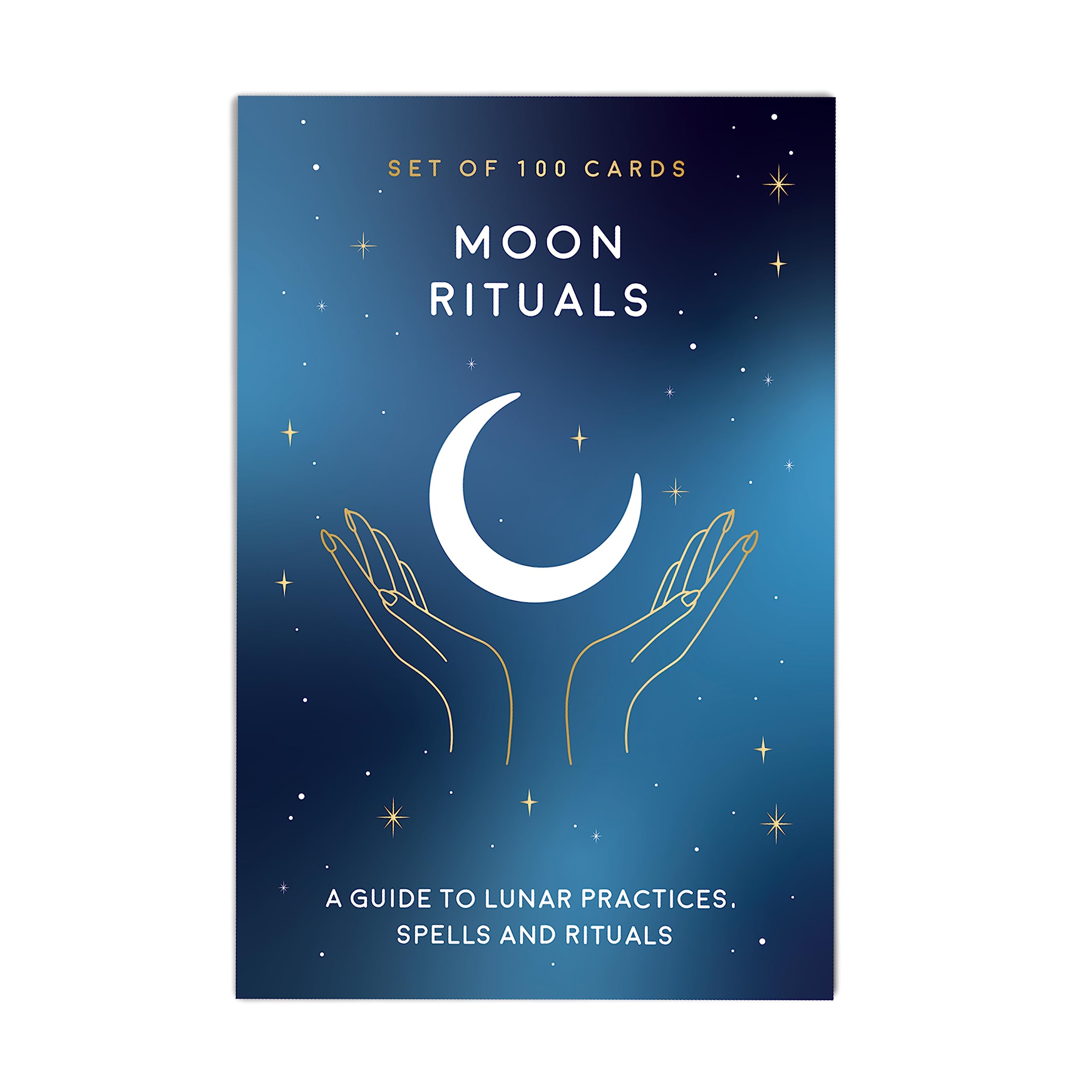 Gift Republic 100 Moon Ritual Cards for Self Care, Spells, and Affirmations 1