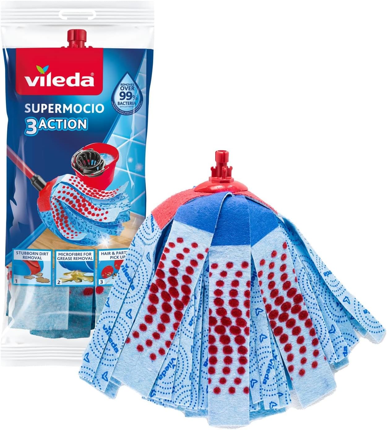 Vileda SuperMocio 3 Action Mop Ersatzkopf