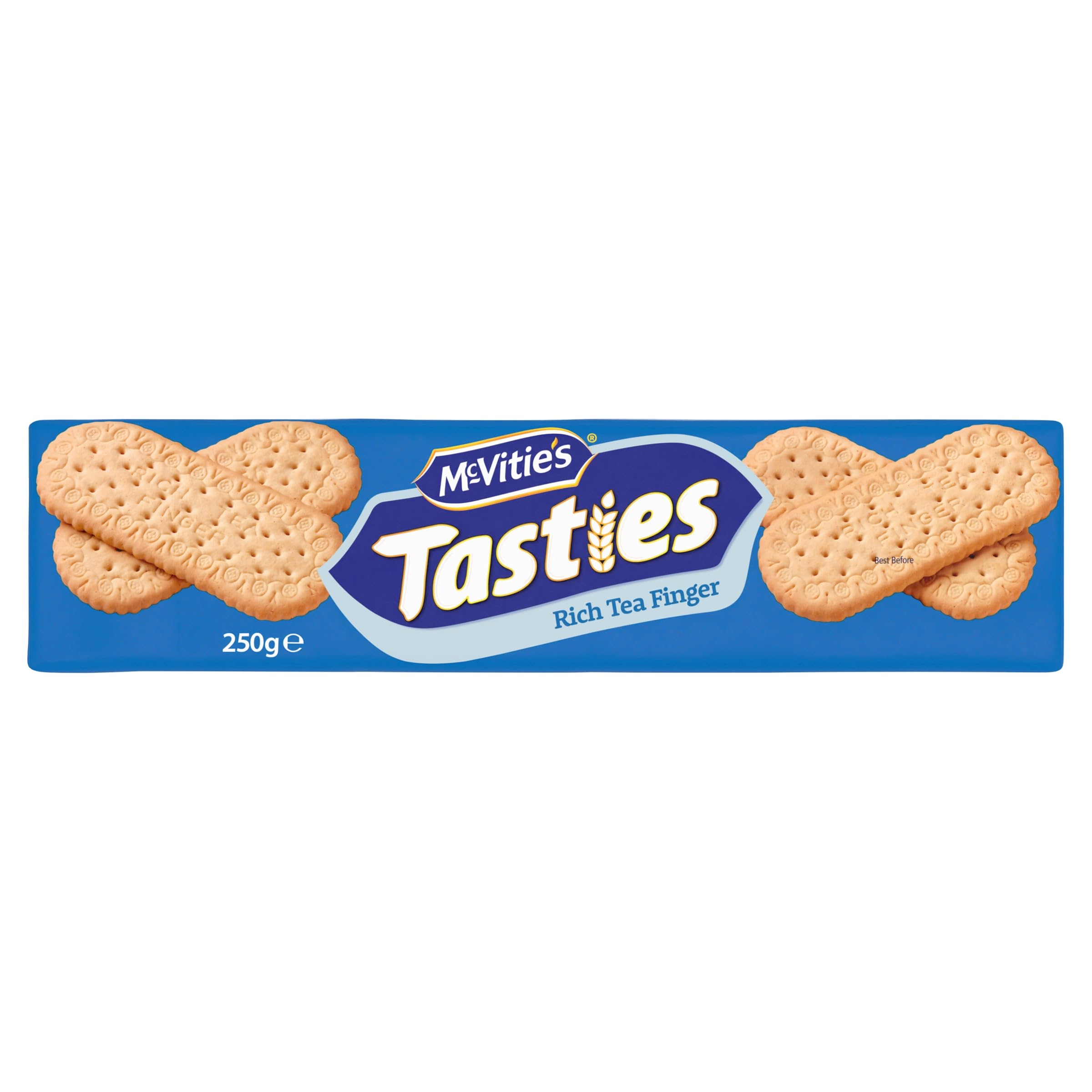 McVitie's Tasties Rich Tea Finger Biscuits - Classic Crisp Texture | 250g Pack 2