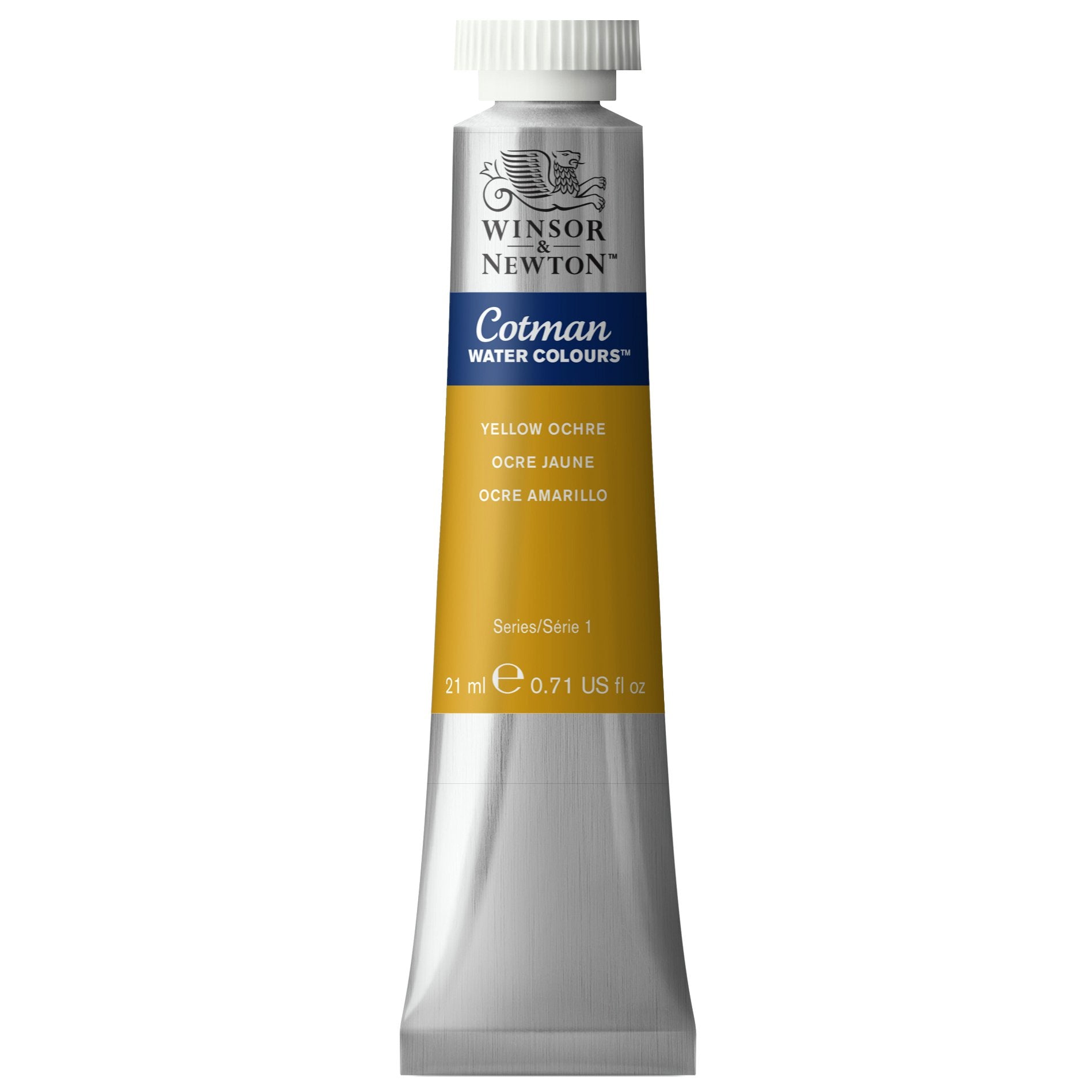 Winsor & Newton Cotman Water Colour Tube - Yellow Ochre | 21 ml | Opaque 1