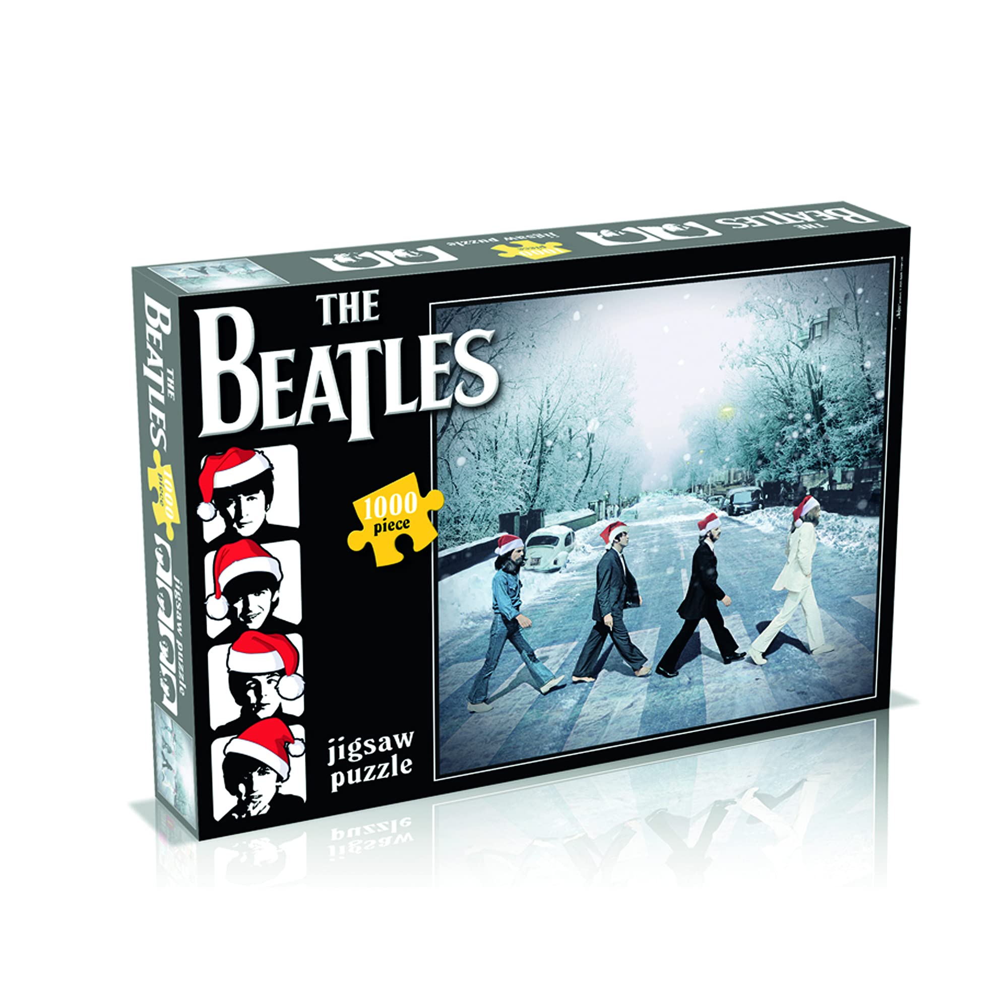 University Games The Beatles Christmas 1000 Piece Puzzle - Abbey Road Snow Scene 3