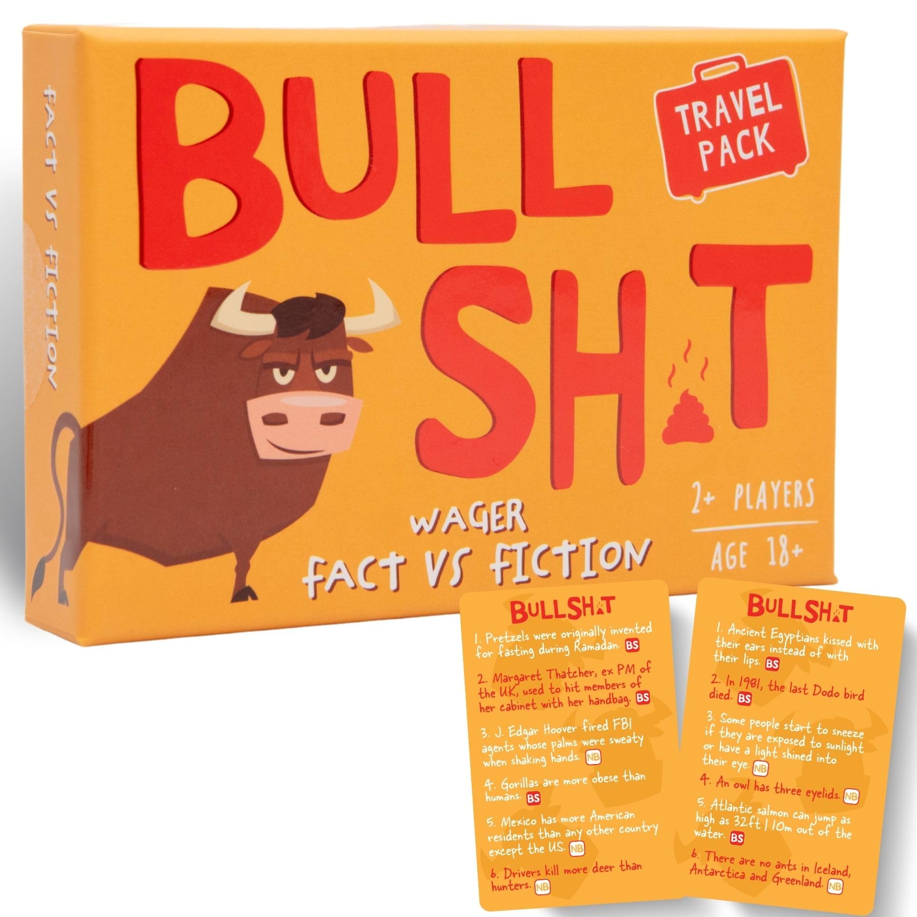 Boxer Gifts Bullsh*t Funny Drinking Game for Adults | Card Game | 2+ Players | English 1