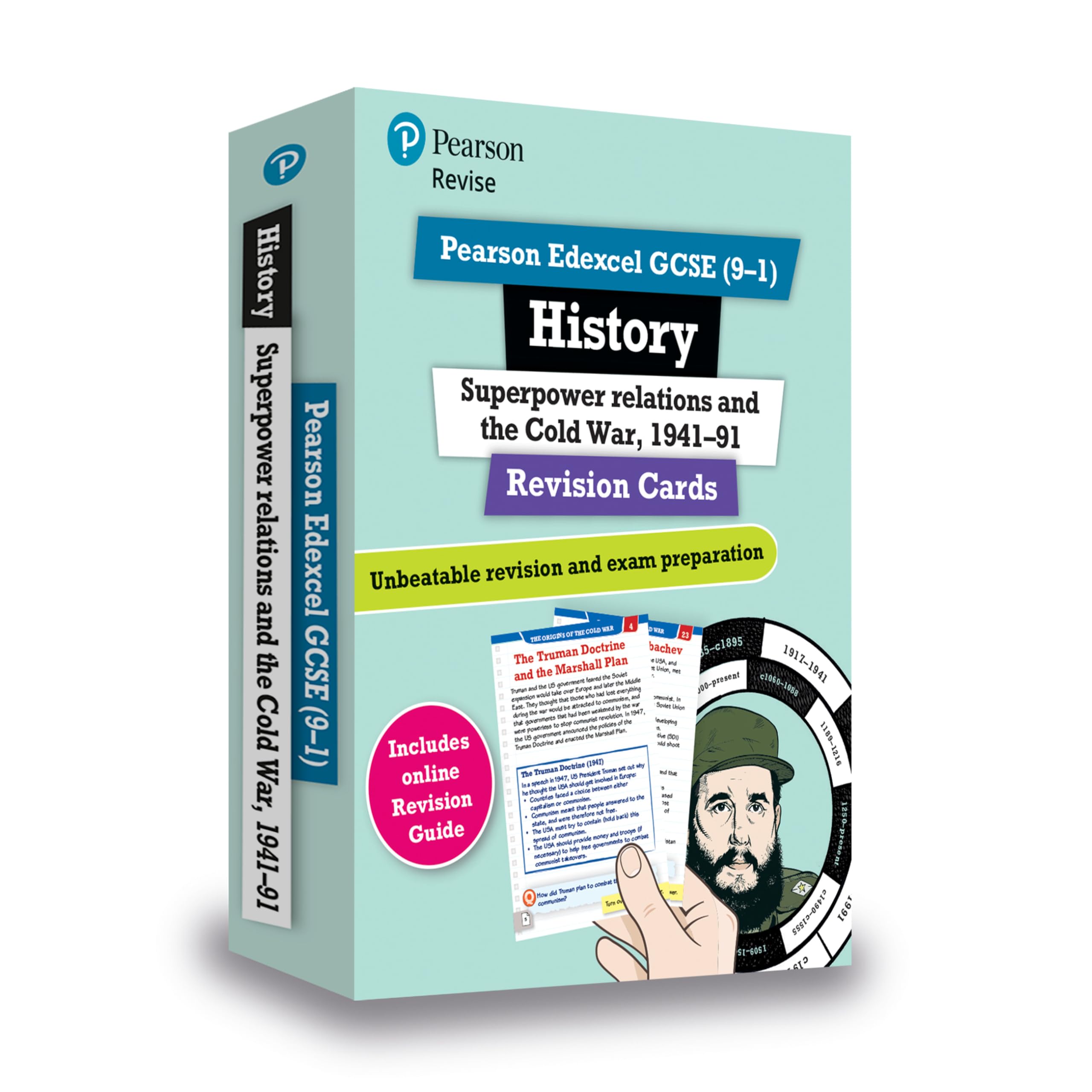 PEARSON EDUCATION Revise Edexcel GCSE History Superpower Relations & Cold War Revision Cards | 2022 Exams