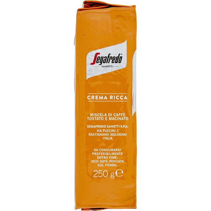 Segafredo Zanetti - Crema Ricca Ground Coffee (4 x 250g)