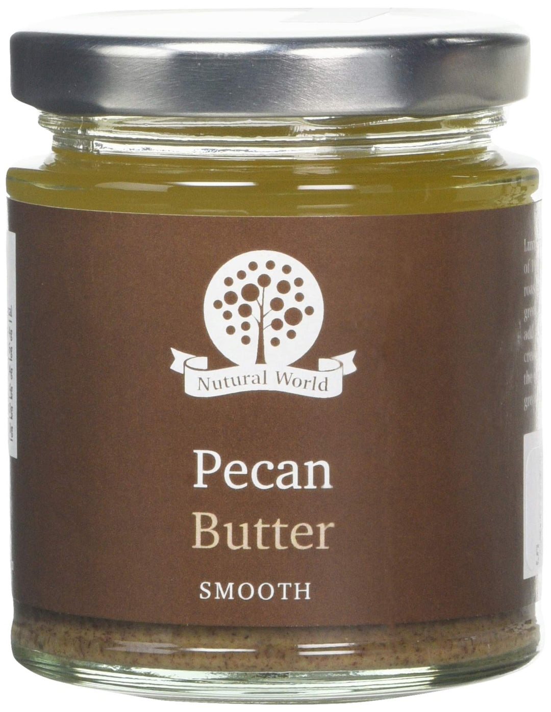 Nutural World - Smooth Pecan Nut Butter (170g) - 100% Pure Single Ingredient