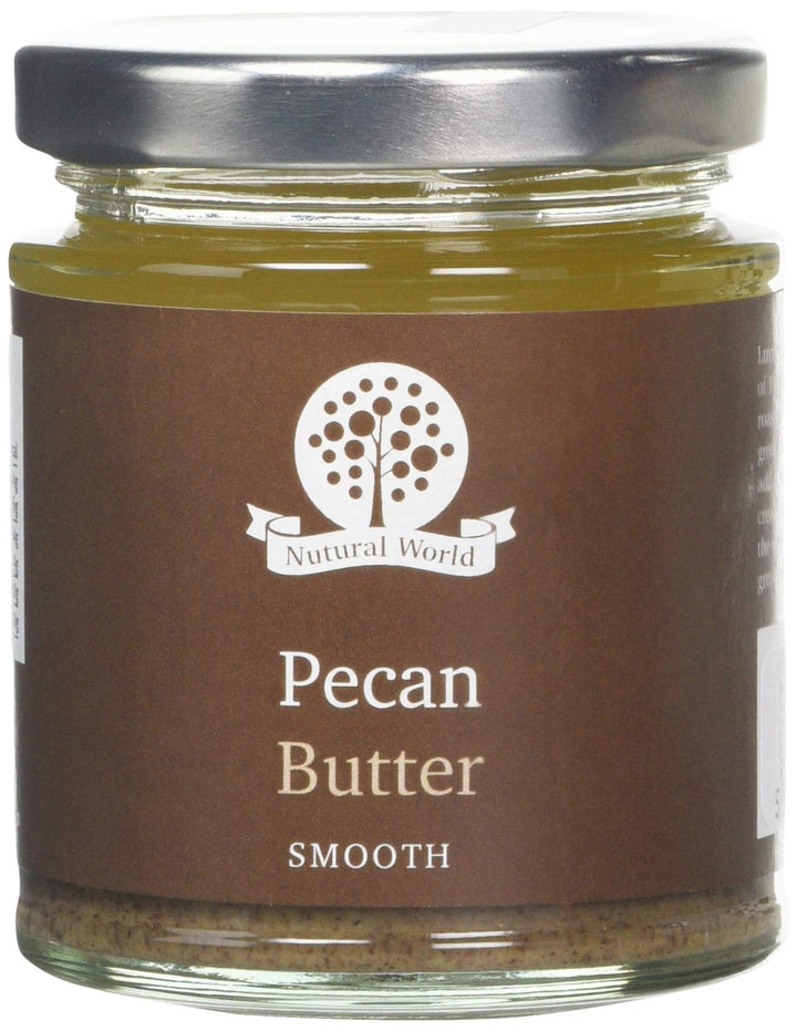Nutural World - Smooth Pecan Nut Butter (170g) - 100% Pure Single Ingredient