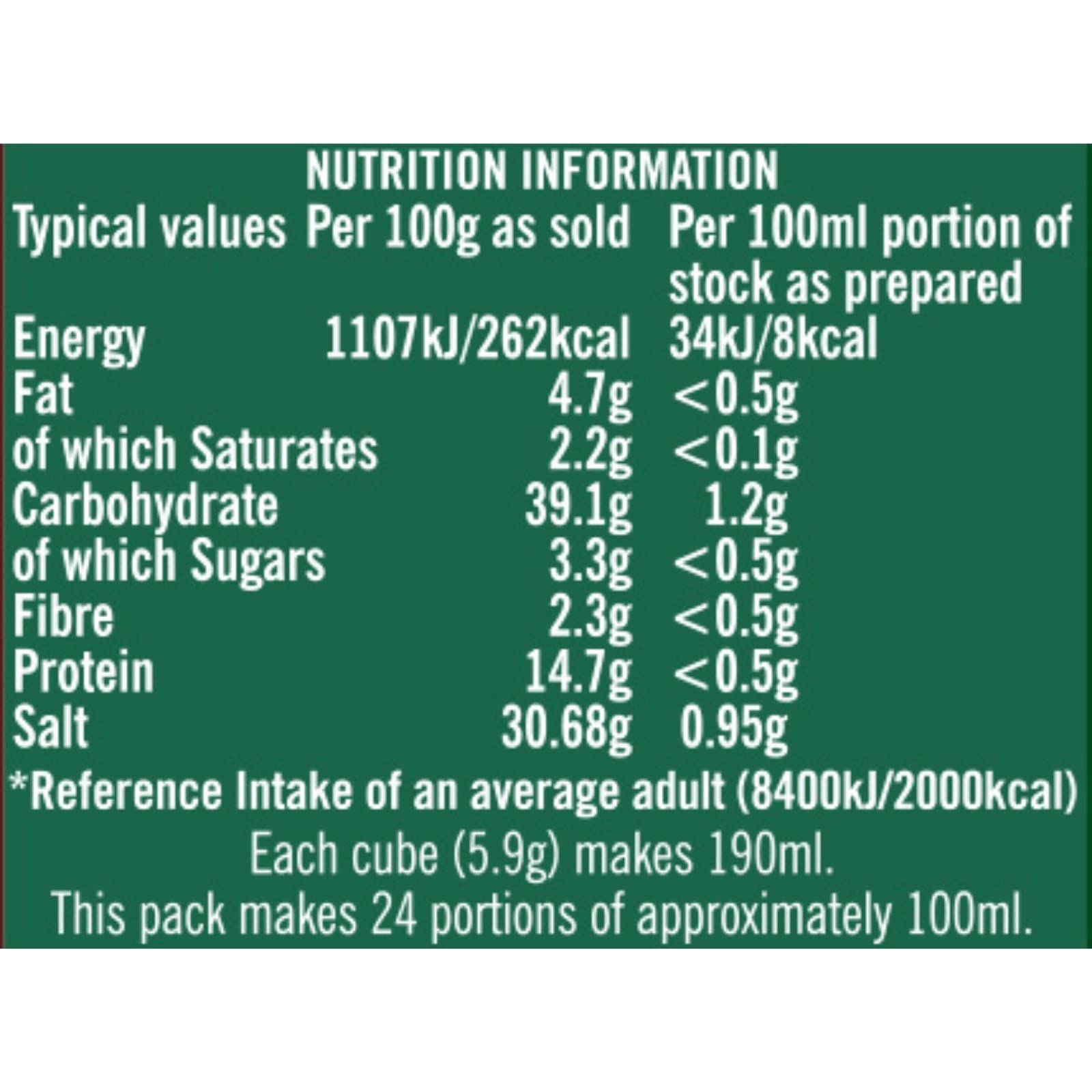 OXO Vegan Beef Flavour Stock Cubes - 12 Pack | Meat-Free | Bold Taste | 71g 8