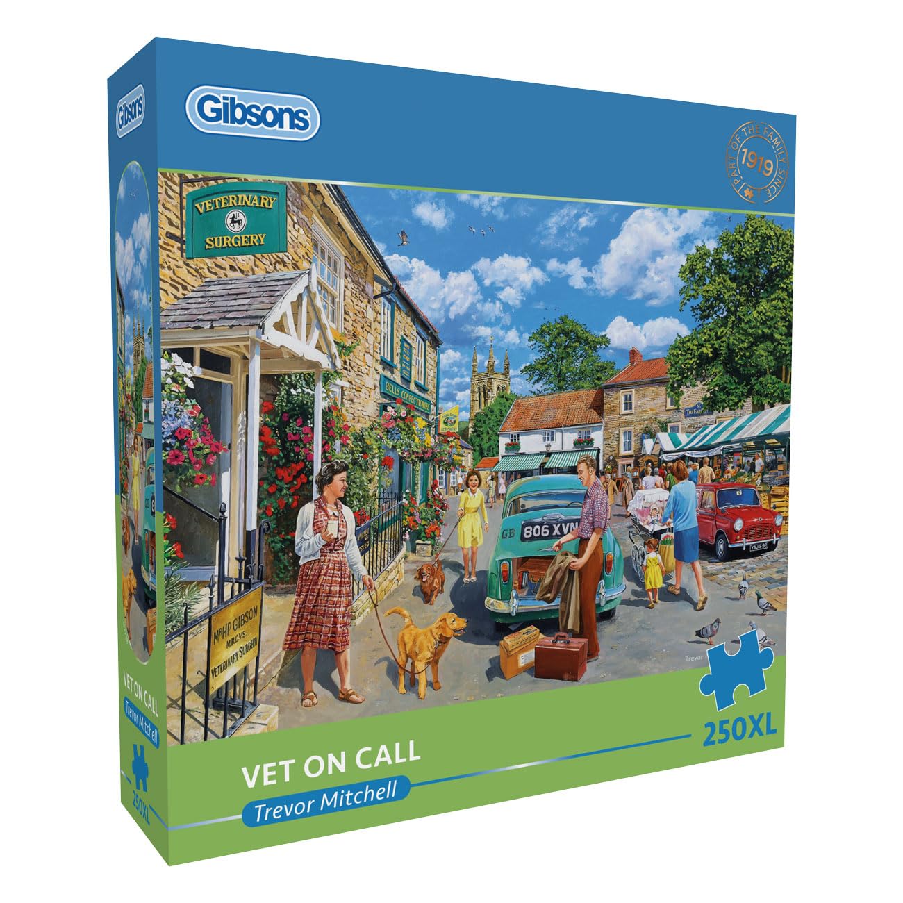 Gibsons Vet on Call Jigsaw Puzzle - 250 XL Pieces by Trevor Mitchell | Includes Poster