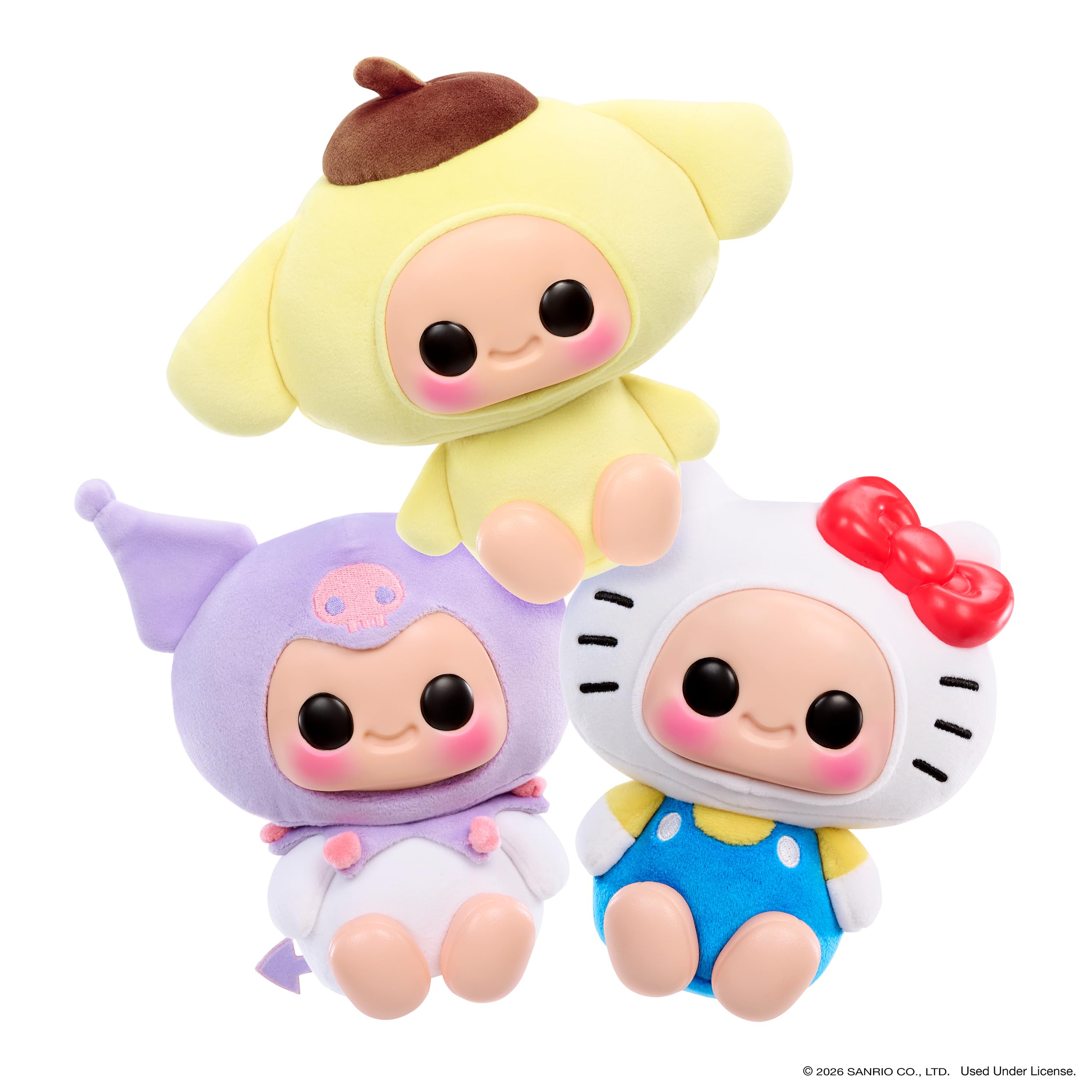 Hyojo Hello Kitty and Friends Squishy Collectible - Includes Hello Kitty, Kuromi, or Pompompurin | Plush Material | Ages 8+ 7