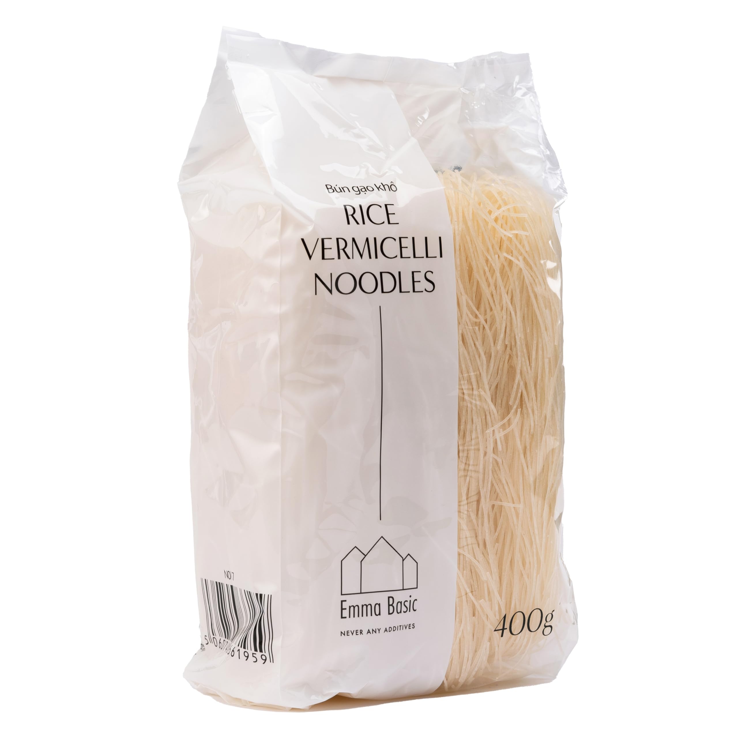 Emma Basic Rice Vermicelli Noodles - Gluten Free, 400g Pack | Ideal for Pho, Pad Thai & Summer Rolls