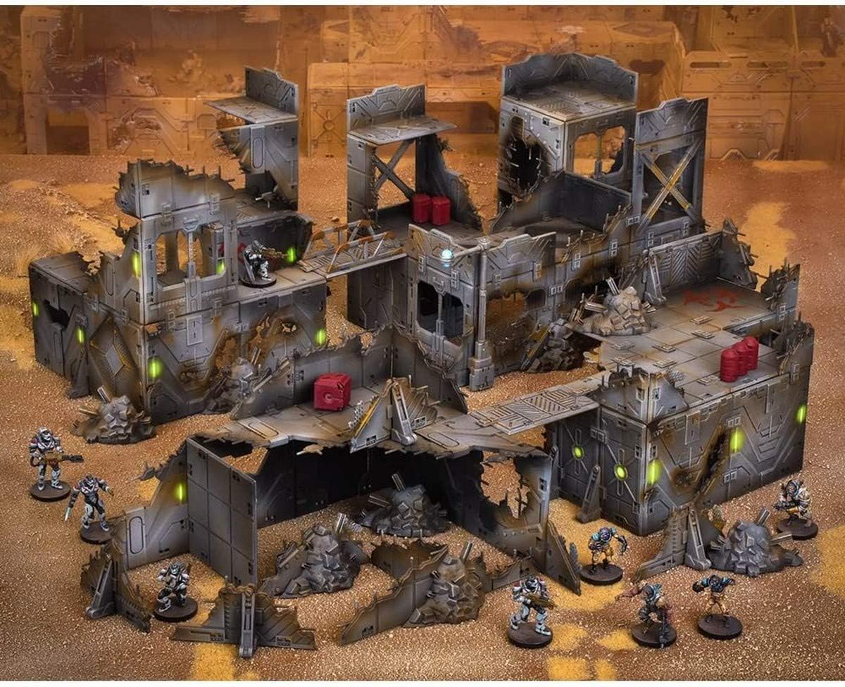 Mantic Games TerrainCrate Ruined City Modular Scenery – Bausatz für Tabletop-Gaming