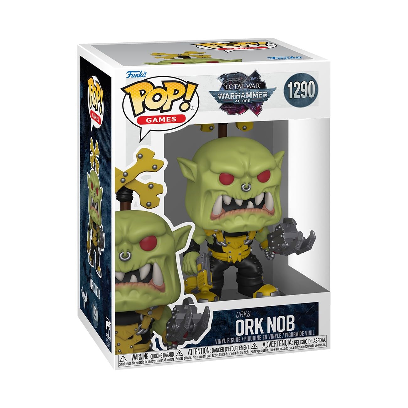Funko POP! Games Warhammer - Ork Nob Vinyl Figure (3.75 inches) - Collectible Toy