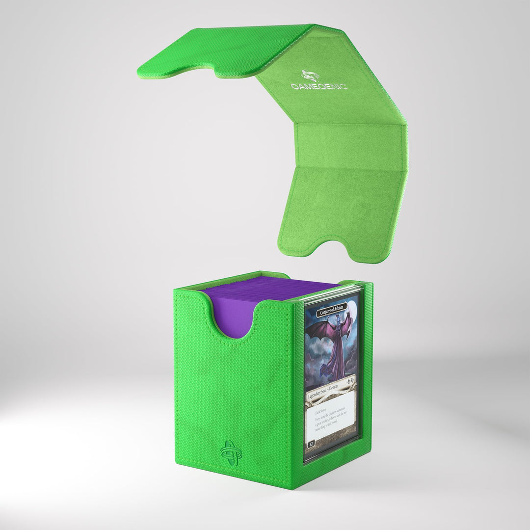 Gamegenic Magic: The Gathering Commander Squire Plus 100+ XL Deck Box Green