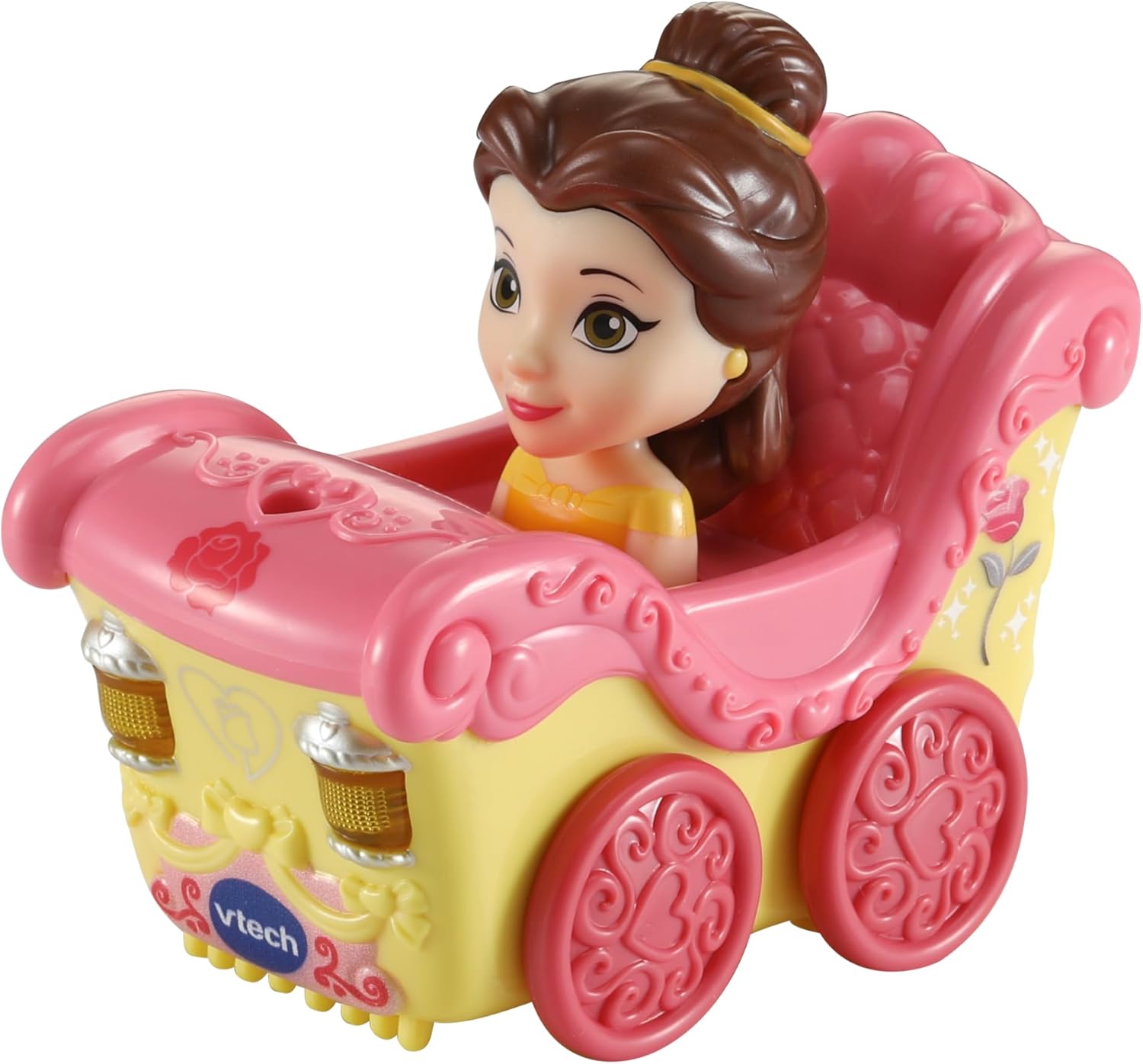 VTech Toot-Toot Drivers Belle's Enchanted Carriage - Interactive Musical Vehicle for Toddlers 1