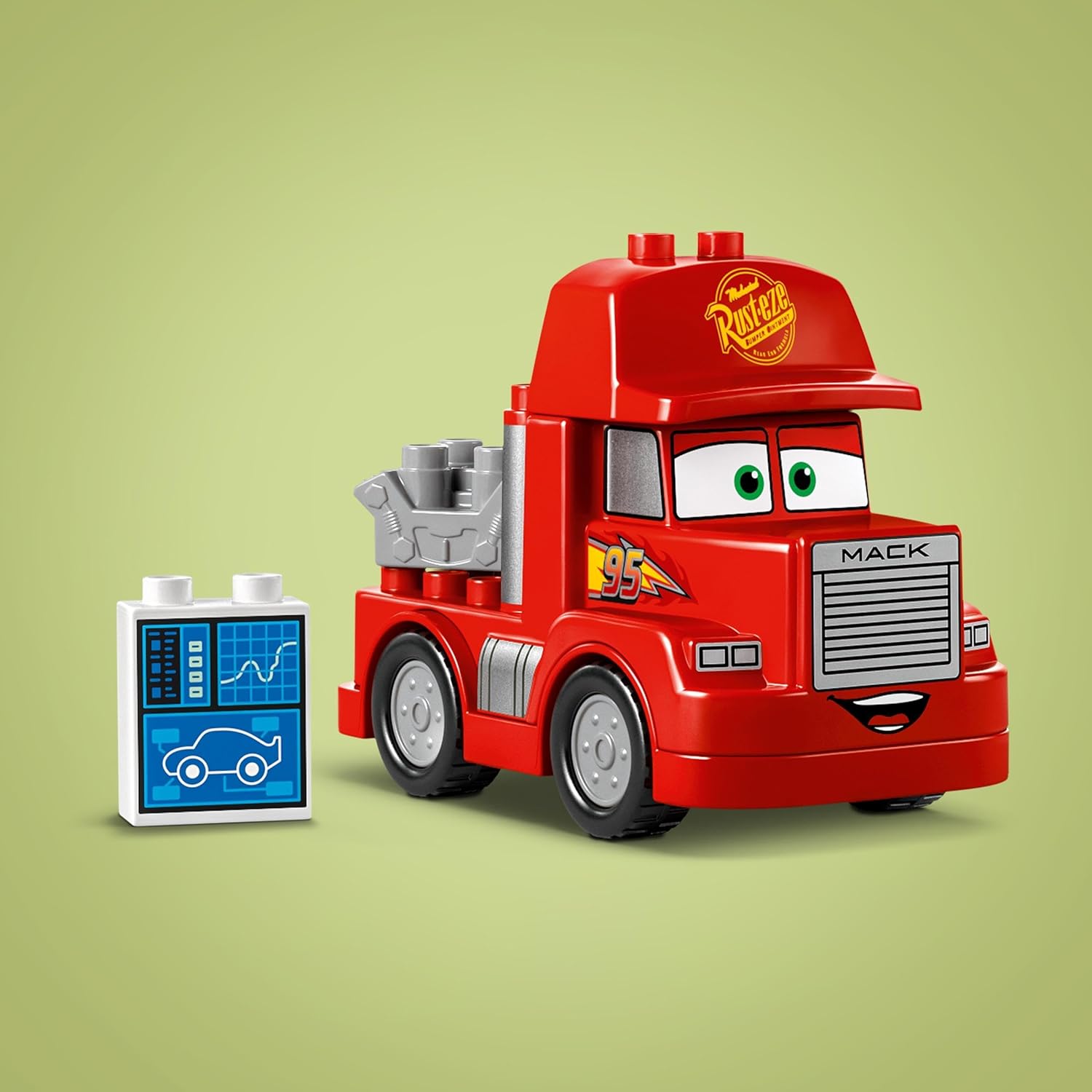 LEGO DUPLO Disney and Pixar’s Cars Mack at the Race Set - Building Toy for Toddlers 2+