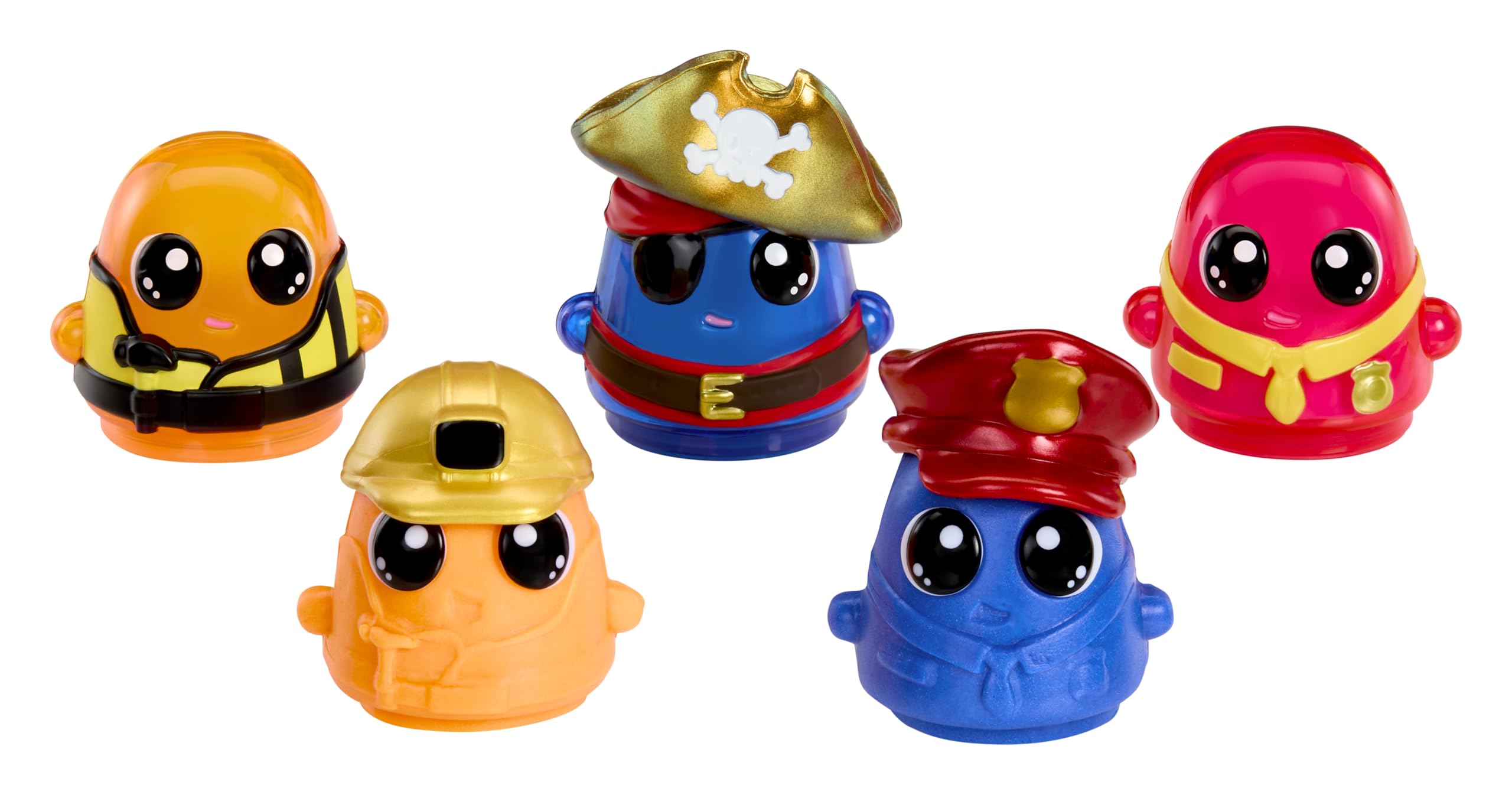 Dohkins Hero Pack Characters (Builder, Pirate, Fire Chief) - Never-Dry Dough | Ages 3+ 6
