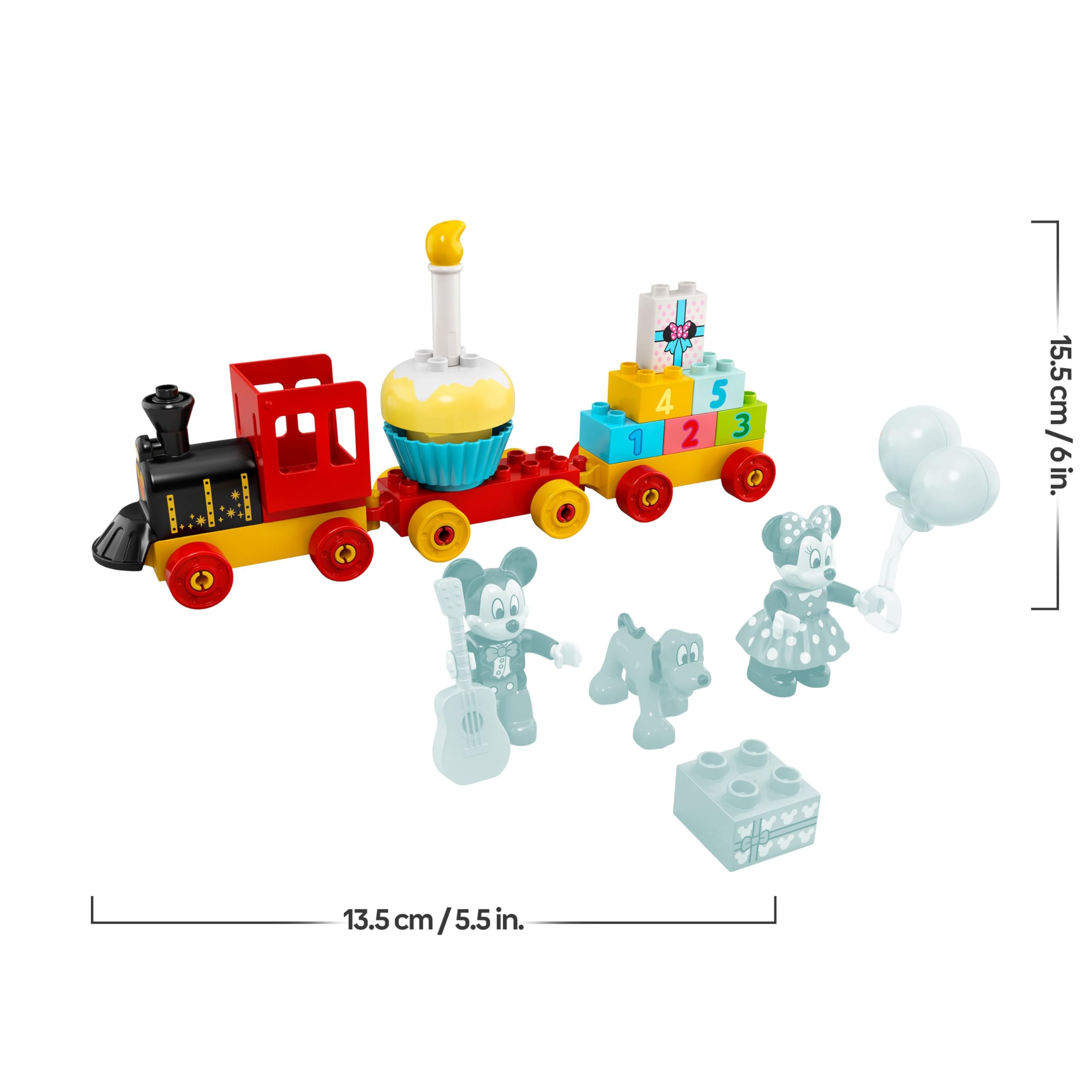 LEGO 10941 DUPLO Disney Mickey & Minnie Birthday Train Toy for Toddlers 2+ | 22 Pieces 8