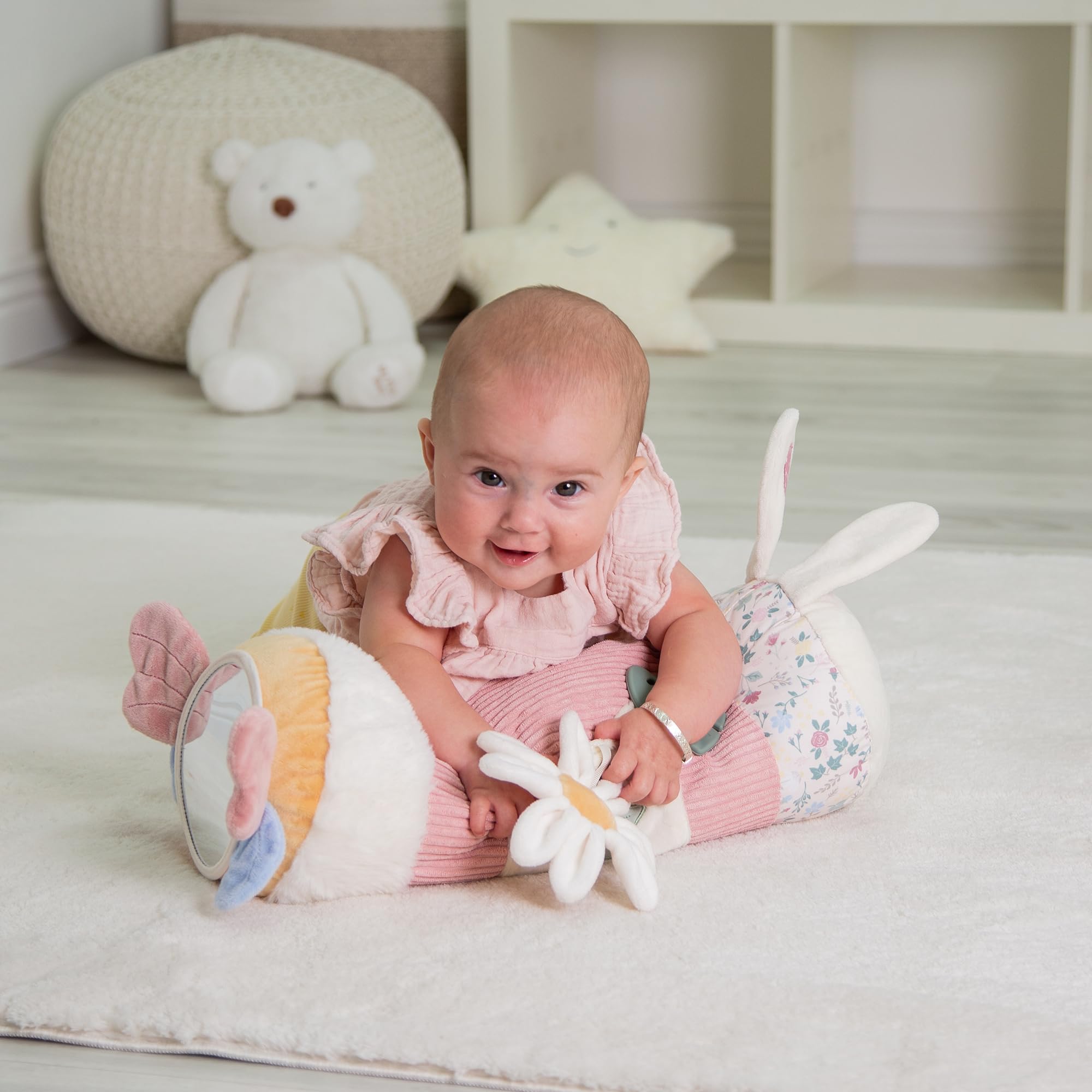 Red Kite Tummy Time Roller - Soft Sensory Play for Babies 0+ 4