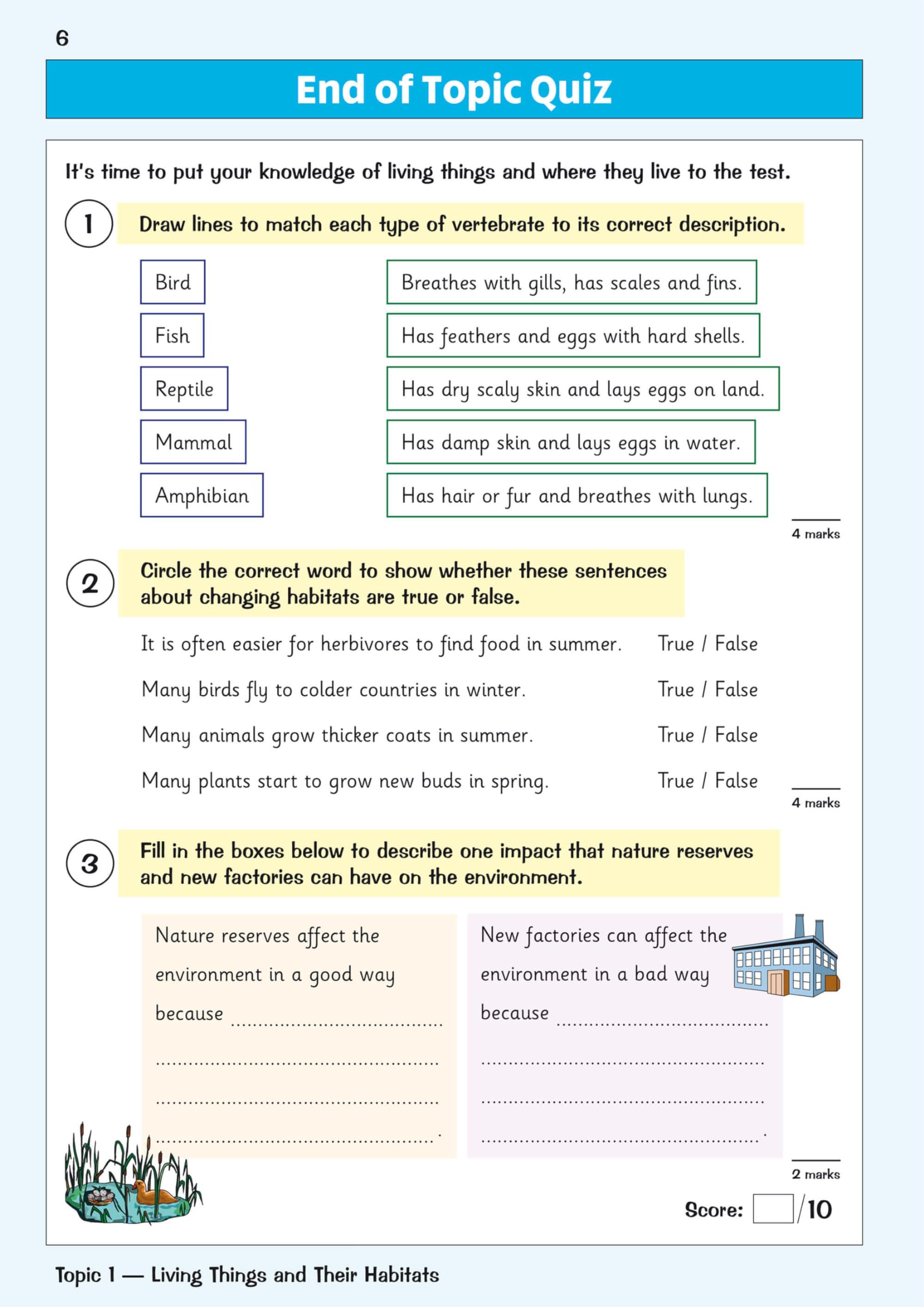 Coordination Group Publications Ltd (CGP) KS2 Science Year 4 Targeted Question Book - Ages 8+ | Paperback | 48 Pages 6