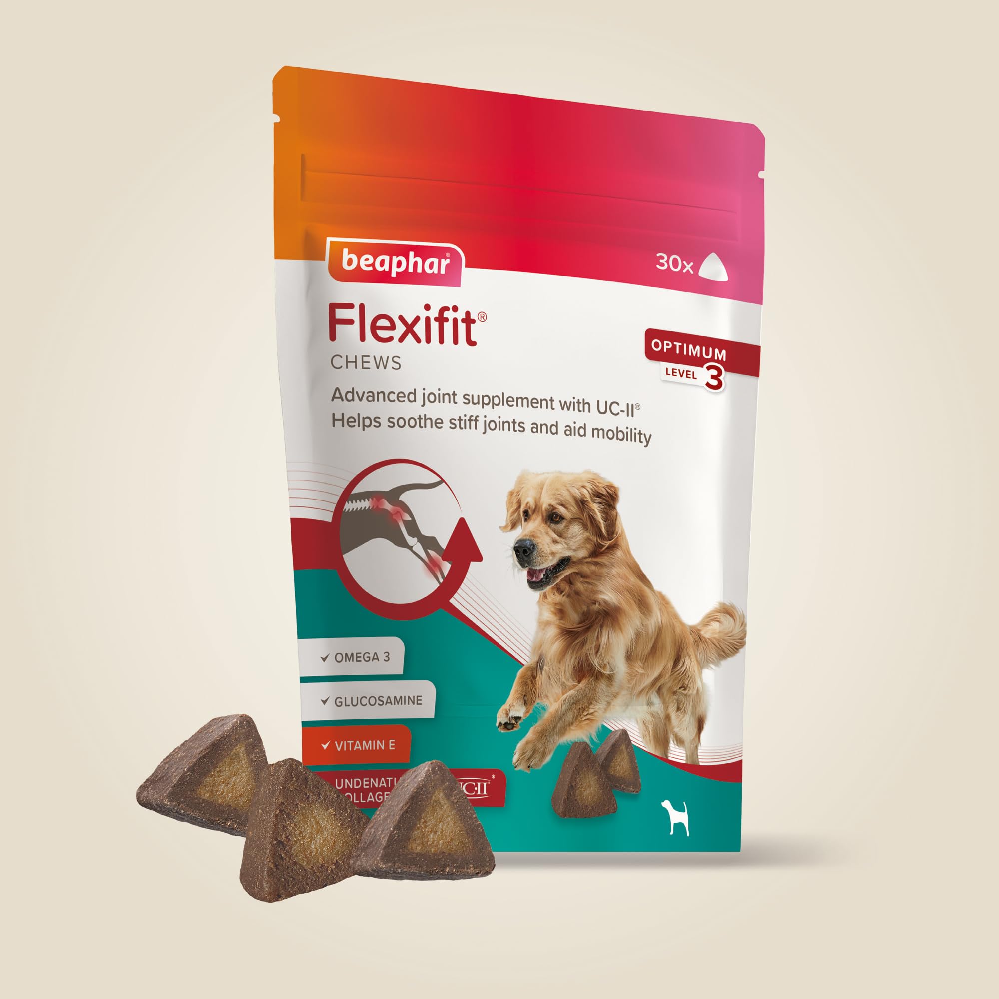 Beaphar Flexifit® Optimum UC-II Joint Supplement for Dogs | 30 Tablets 2