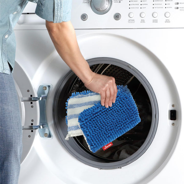 Vileda Pet Pro Microfibre Flip Mop - 2-Sided Wet & Dry Cleaning for All Hard Floors