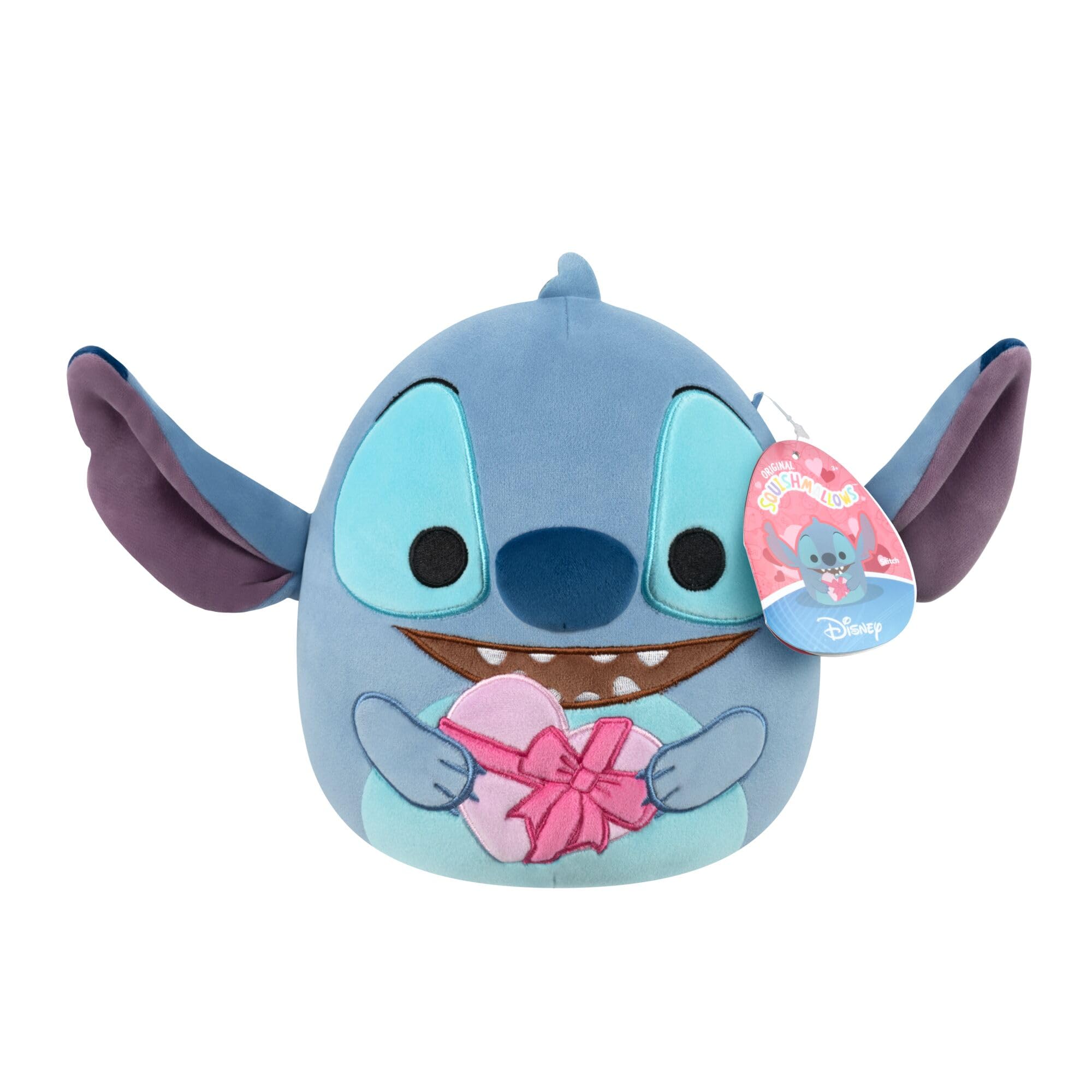 Squishmallows Disney Stitch with Hearts Plush Toy | 8-Inch | Classic Edition 2