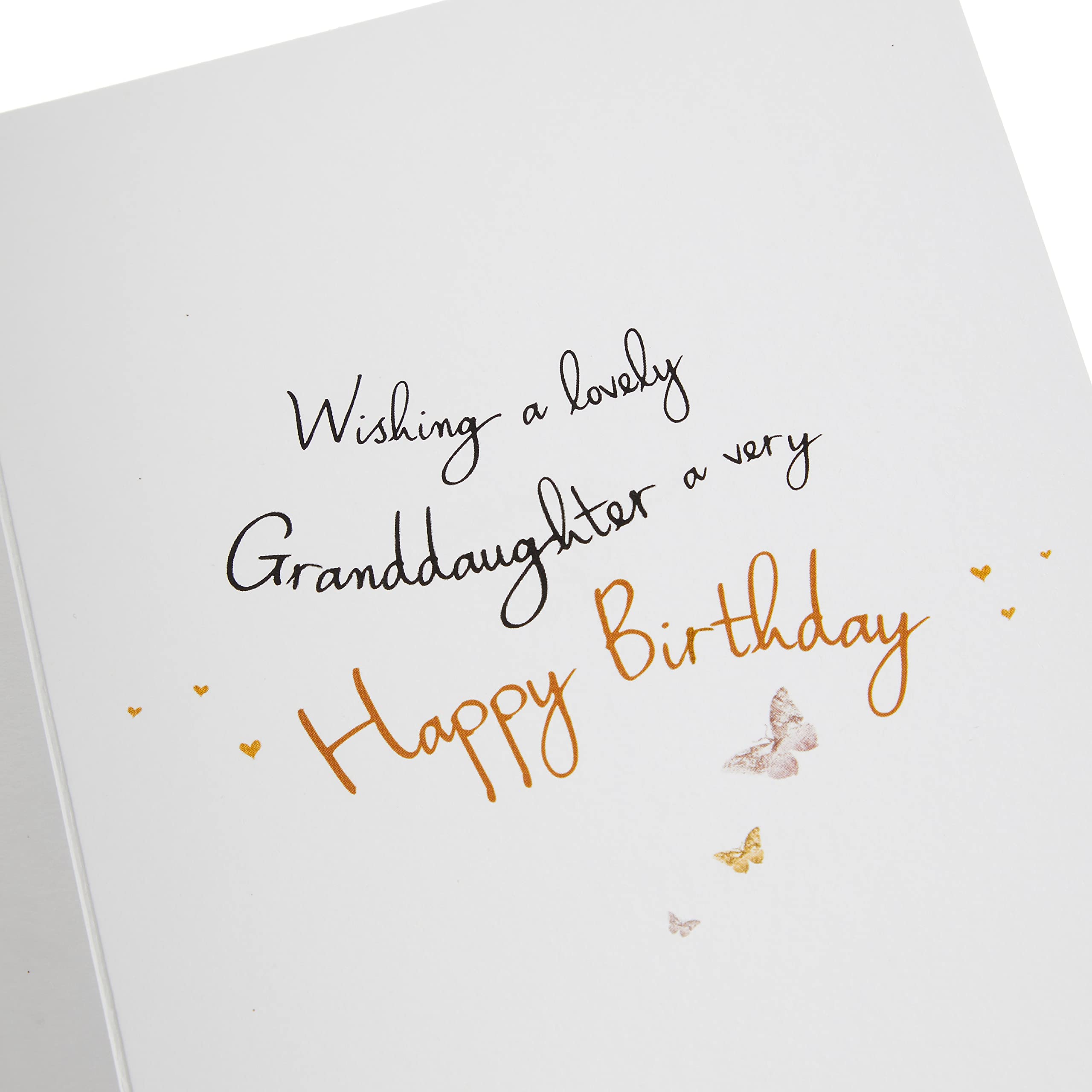 Piccadilly Greetings Birthday Card for Granddaughter | 7 x 5 Inches | Glitter Coated 3