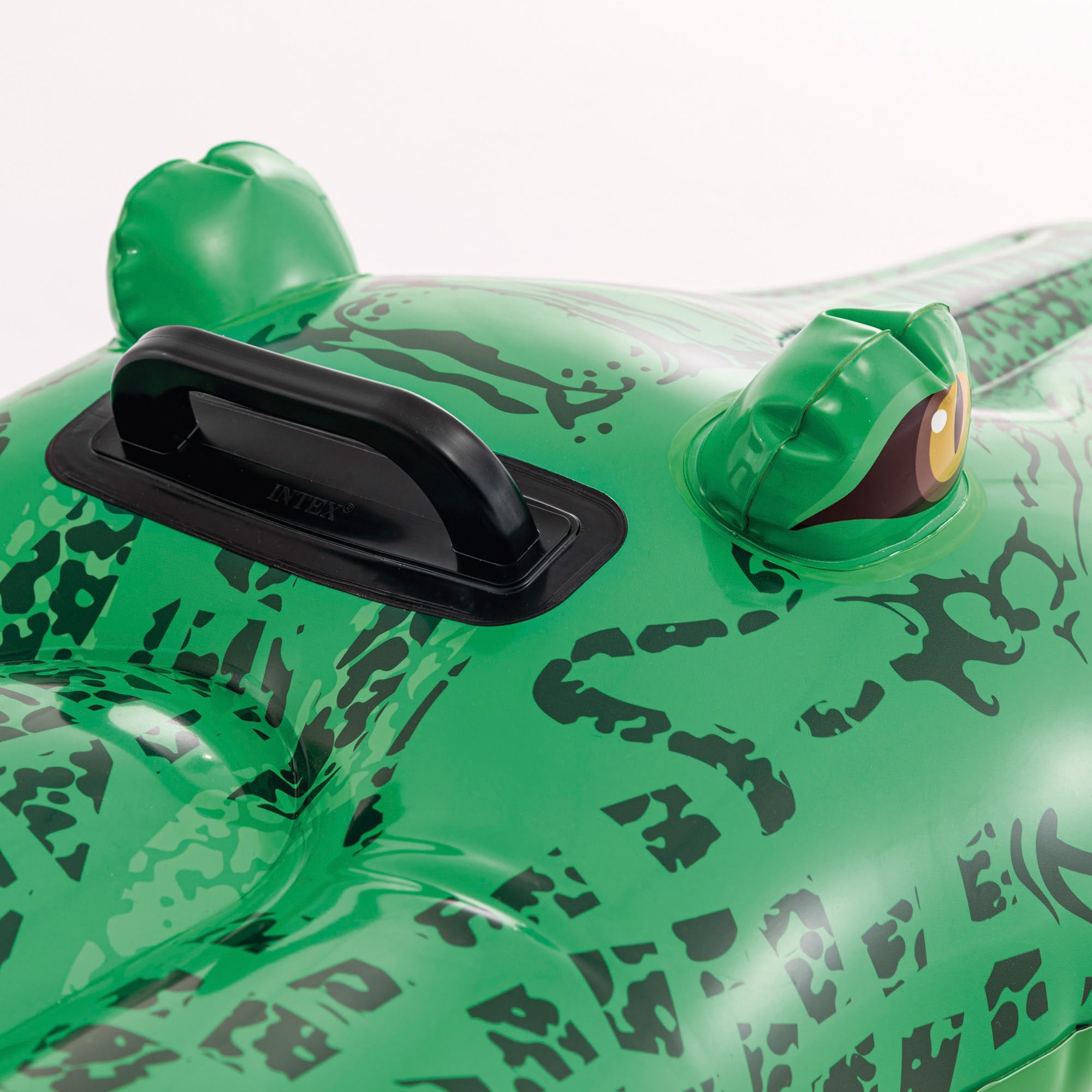 Intex Inflatable Crocodile Ride-On Pool Toy | 168x86 cm | Green | Includes Repair Kit 2