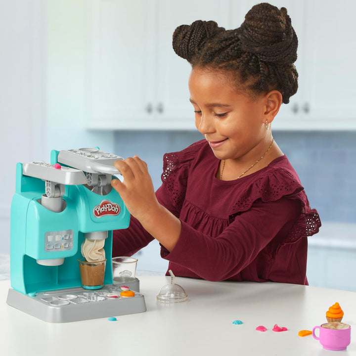 Play-Doh Super Colourful Cafe Playset - Pretend Play Coffee Shop with 8 Pots & 20 Accessories