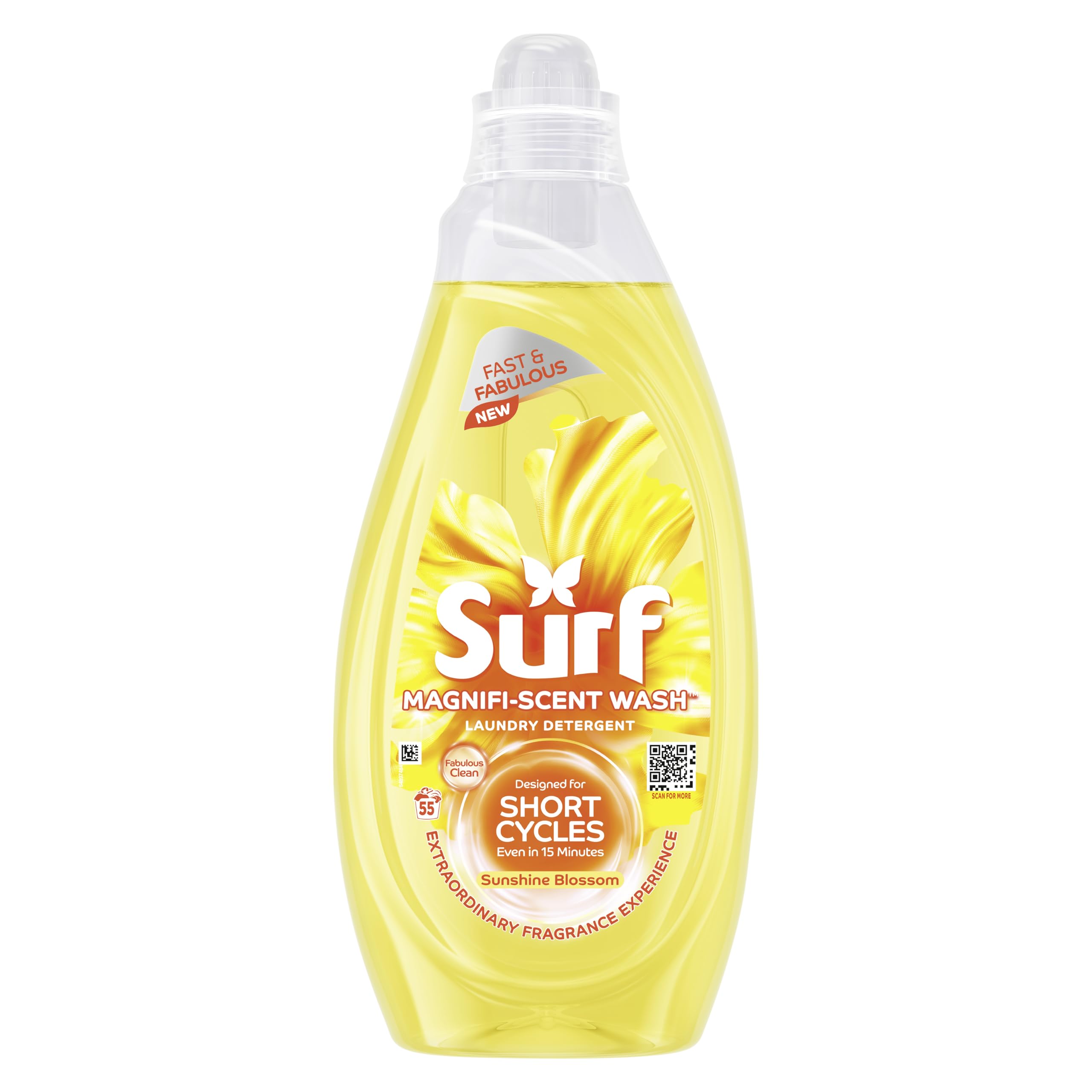 Surf - Magnifi-Scent Wash Sunshine Blossom Laundry Liquid for Short Cycles 1