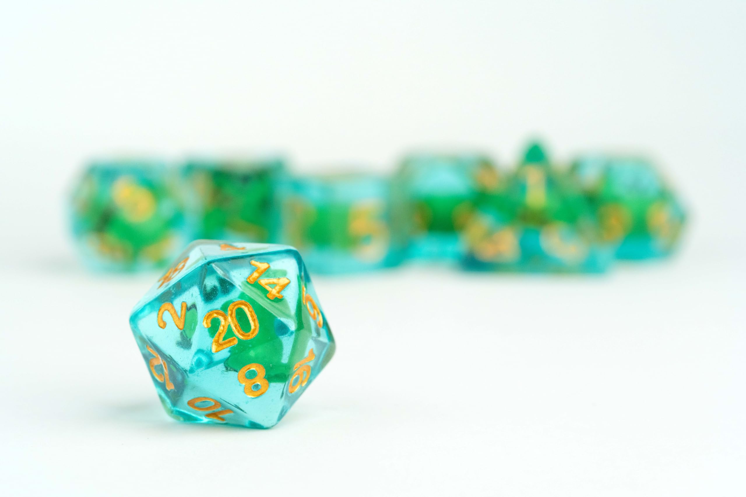 Metallic Dice Games Pathfinder Goblin Inclusion Dice Set 3