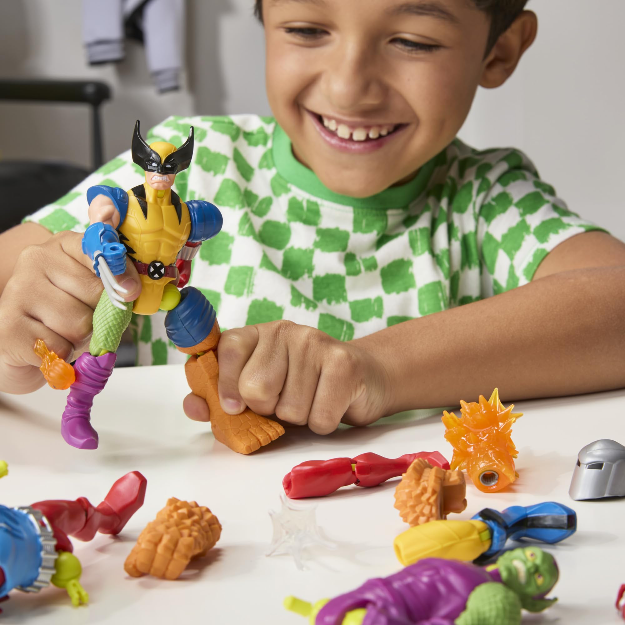 MixMashers Marvel Wolverine Custom Avengers Mix-And-Match Action Figure 4