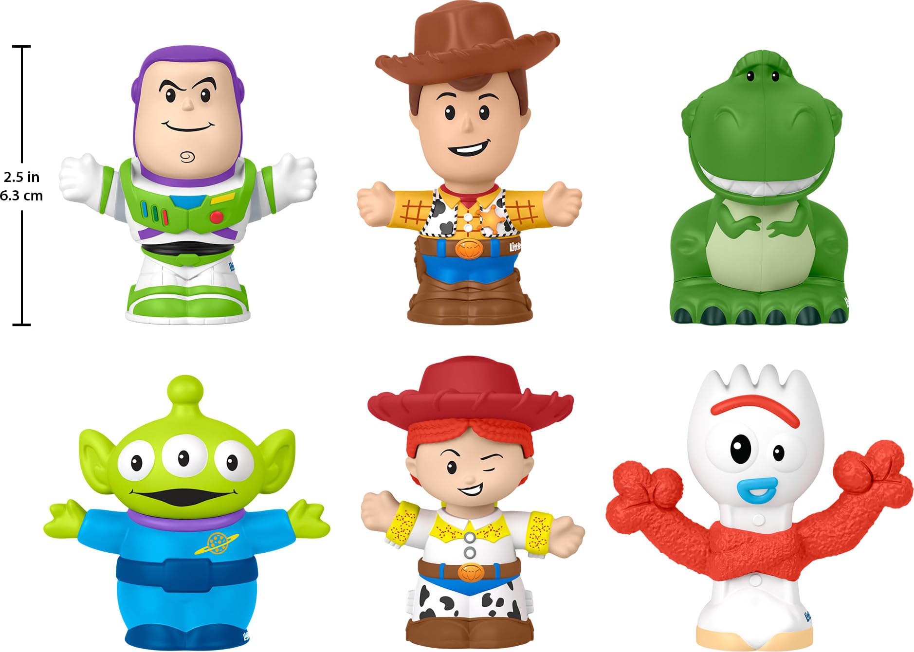 Fisher-Price Little People Disney Pixar Toy Story Figure Set (6 Figures) | Ages 18 Months+ 5