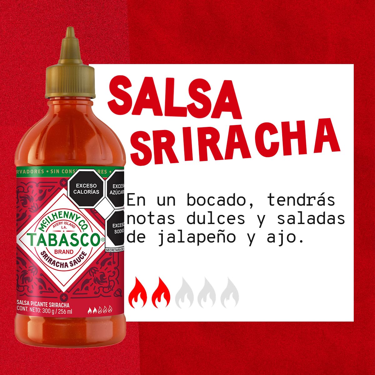 Tabasco Sriracha Hot Chilli Sauce 256ml 4