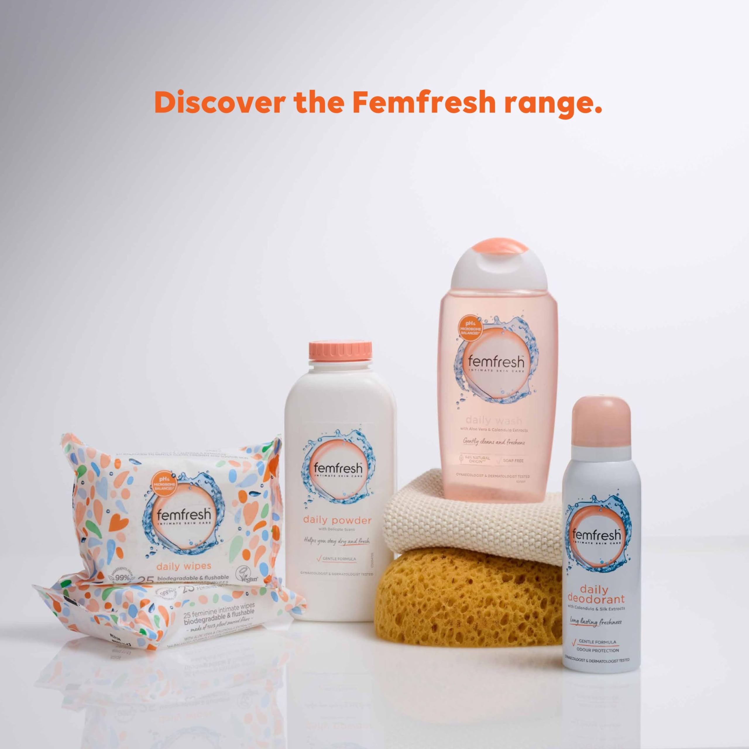 Femfresh 0% Sensitive Intimate Wipes - Gentle pH Balanced Feminine Wipes for Sensitive Skin | Unscented 9