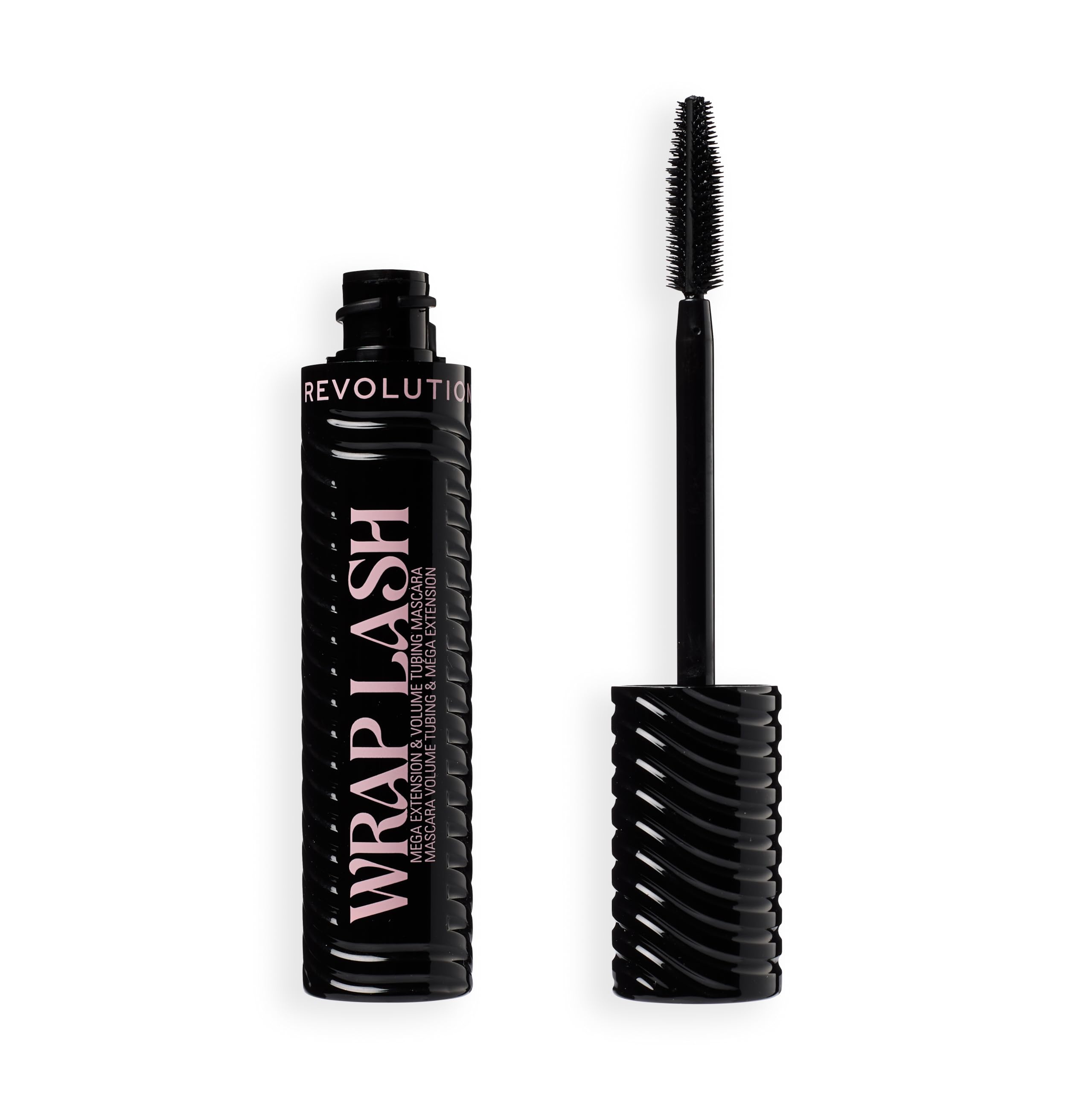 Revolution Beauty London Wrap Lash Tubing Mascara - 24-Hour Wear, Smudge-Proof, Black | 8.5 ml 1
