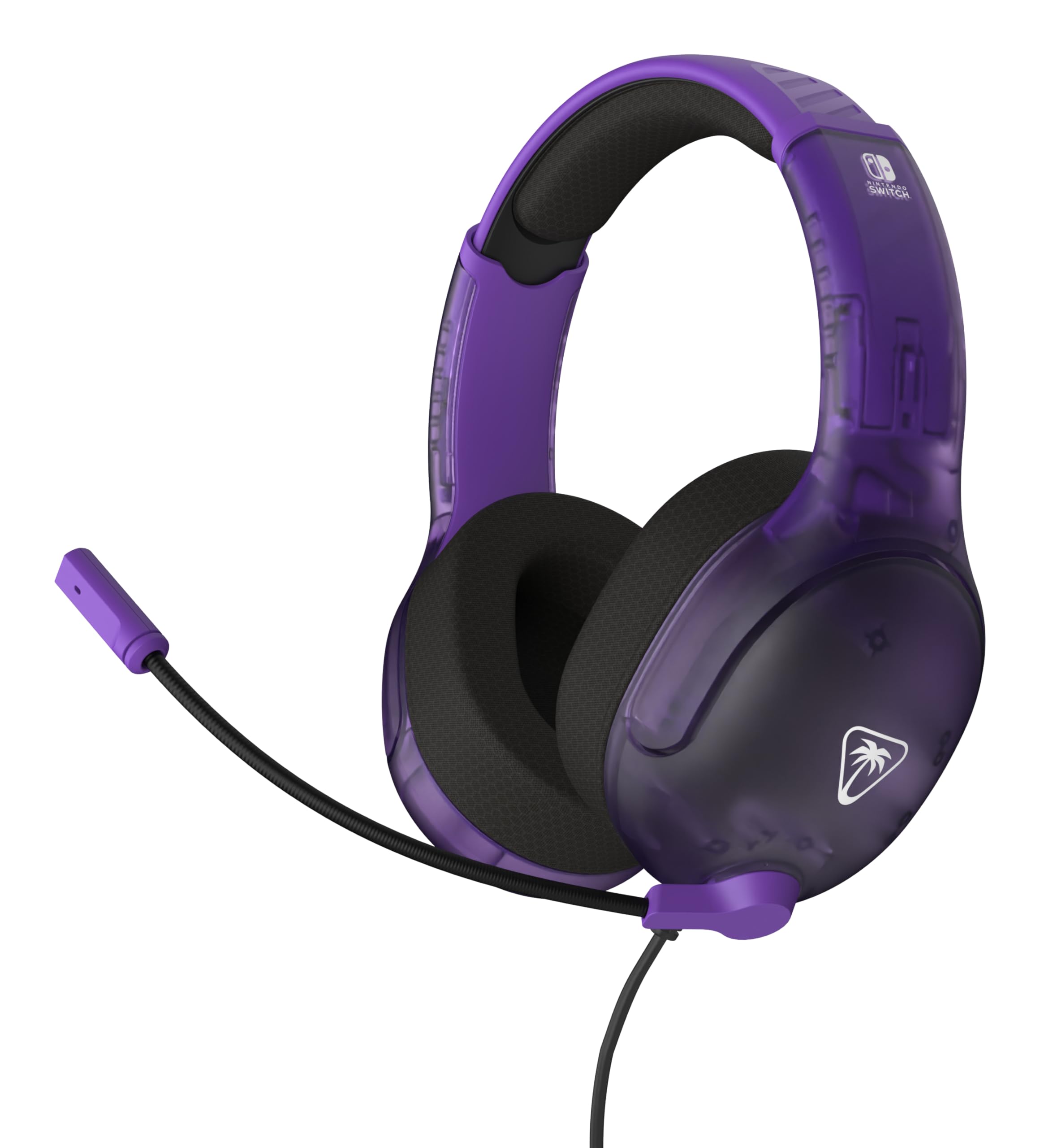 Turtle Beach Airlite Fit Wired Gaming Headset - Ghost Purple | 40mm Speakers | Flip-to-Mute Mic 1