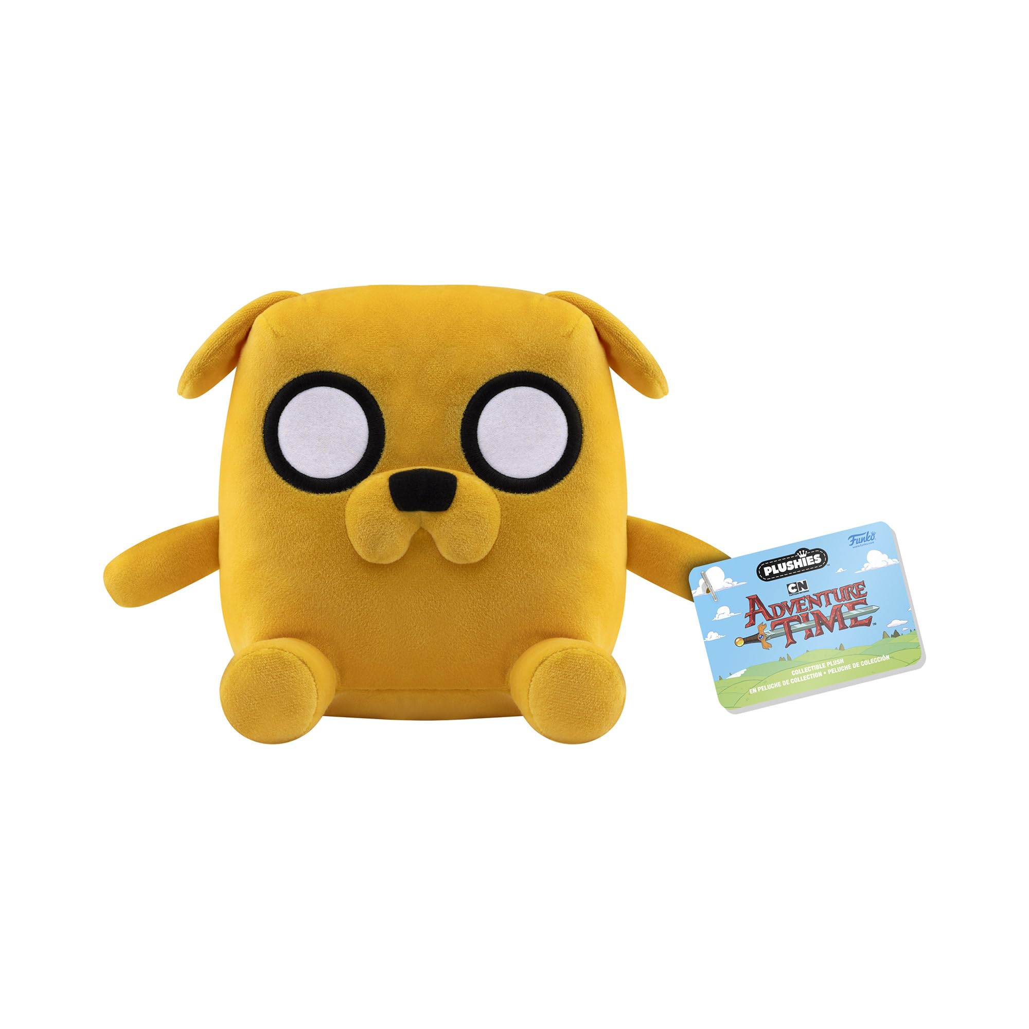 Funko Pop! Plush: Adventure Time - Jake the Dog - 7-inch Collectible Soft Toy