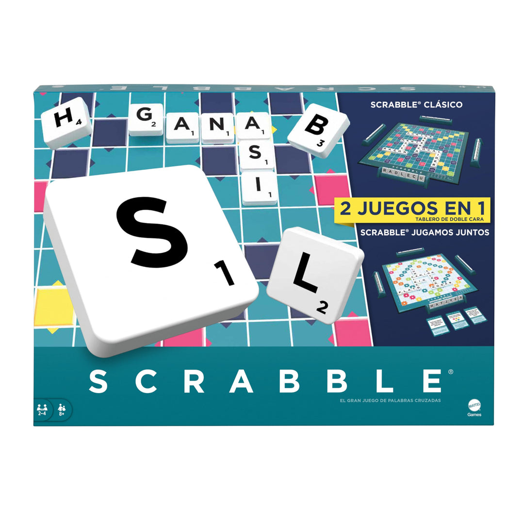 Mattel Games Scrabble Spanish Version HXV99 Board Game