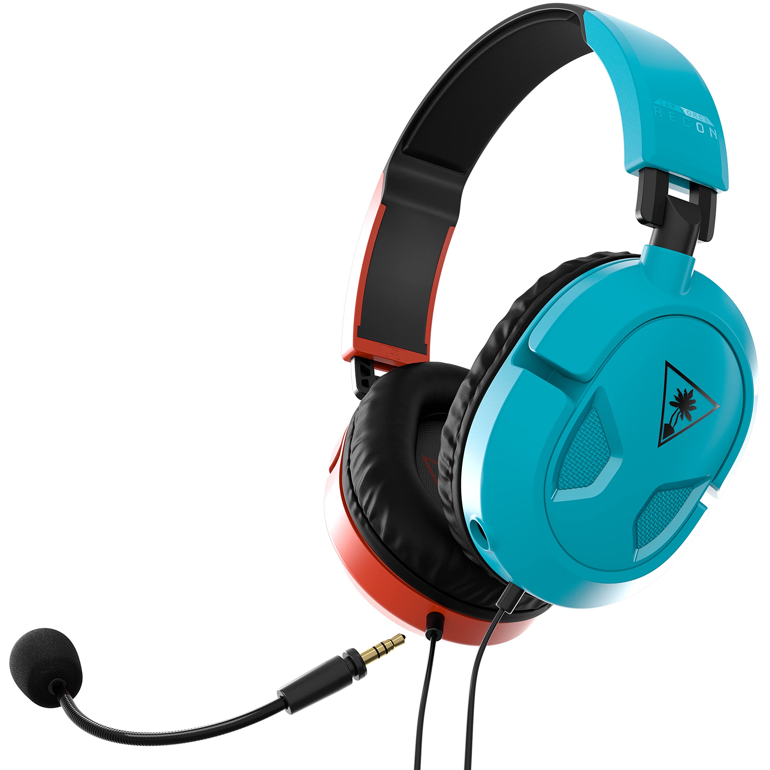 Turtle Beach Recon 50 Rot/Blau Gaming-Headset für Nintendo Switch, Xbox, PS4, PS5, PC und Mobilgeräte 5
