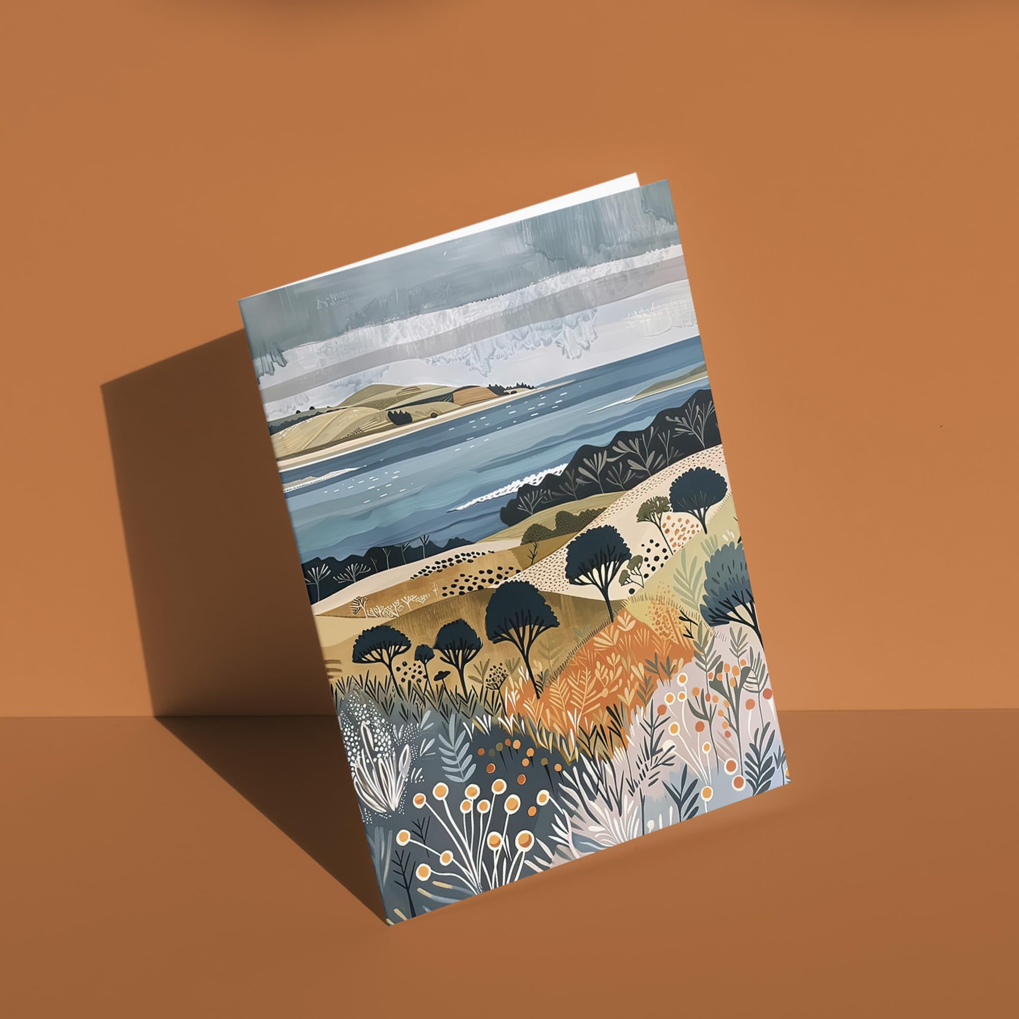 Artery8 Cromarty Scottish Highlands Painting Blank Greeting Card | 12.5 x 17.5 cm | Premium Art Paper 4