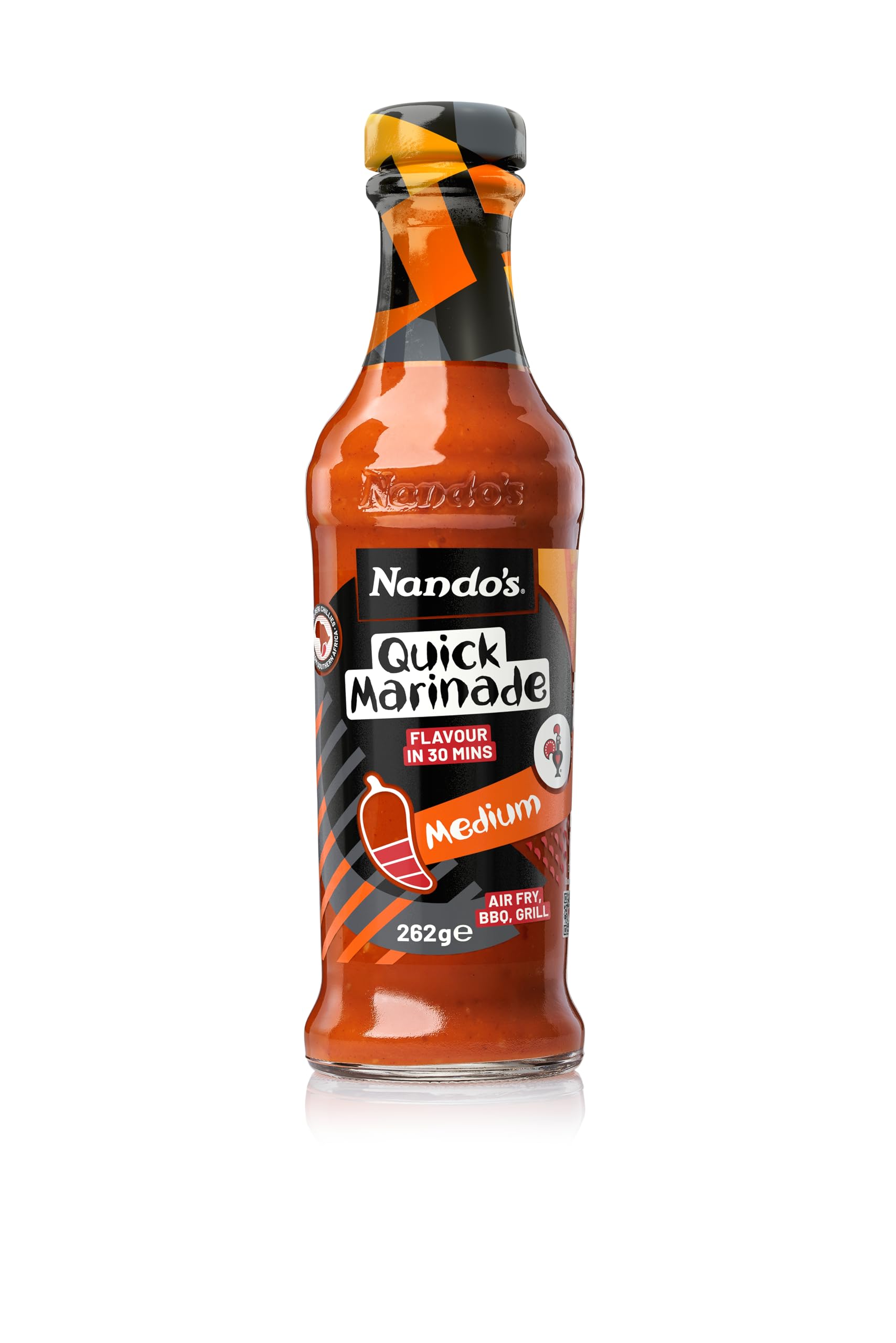 Nando's Peri-Peri Medium Marinade - Gluten Free | Suitable for Vegetarians | 262g 1