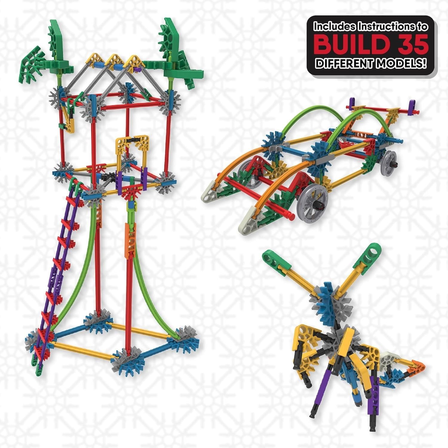K'NEX Click and Construct Value Building Set - 522 Piece STEM Learning Kit for Ages 7+ 7