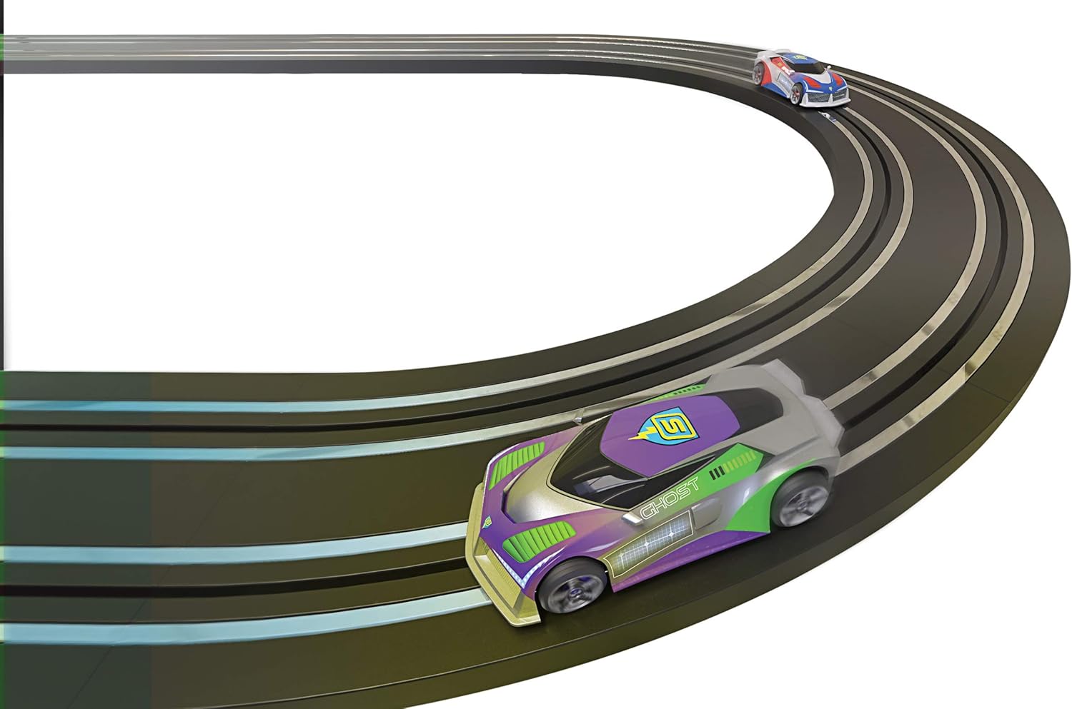 Micro Scalextric Track Extension Pack - 6 Straights & 4 Curves for 1:64 Slot Car Racing 4