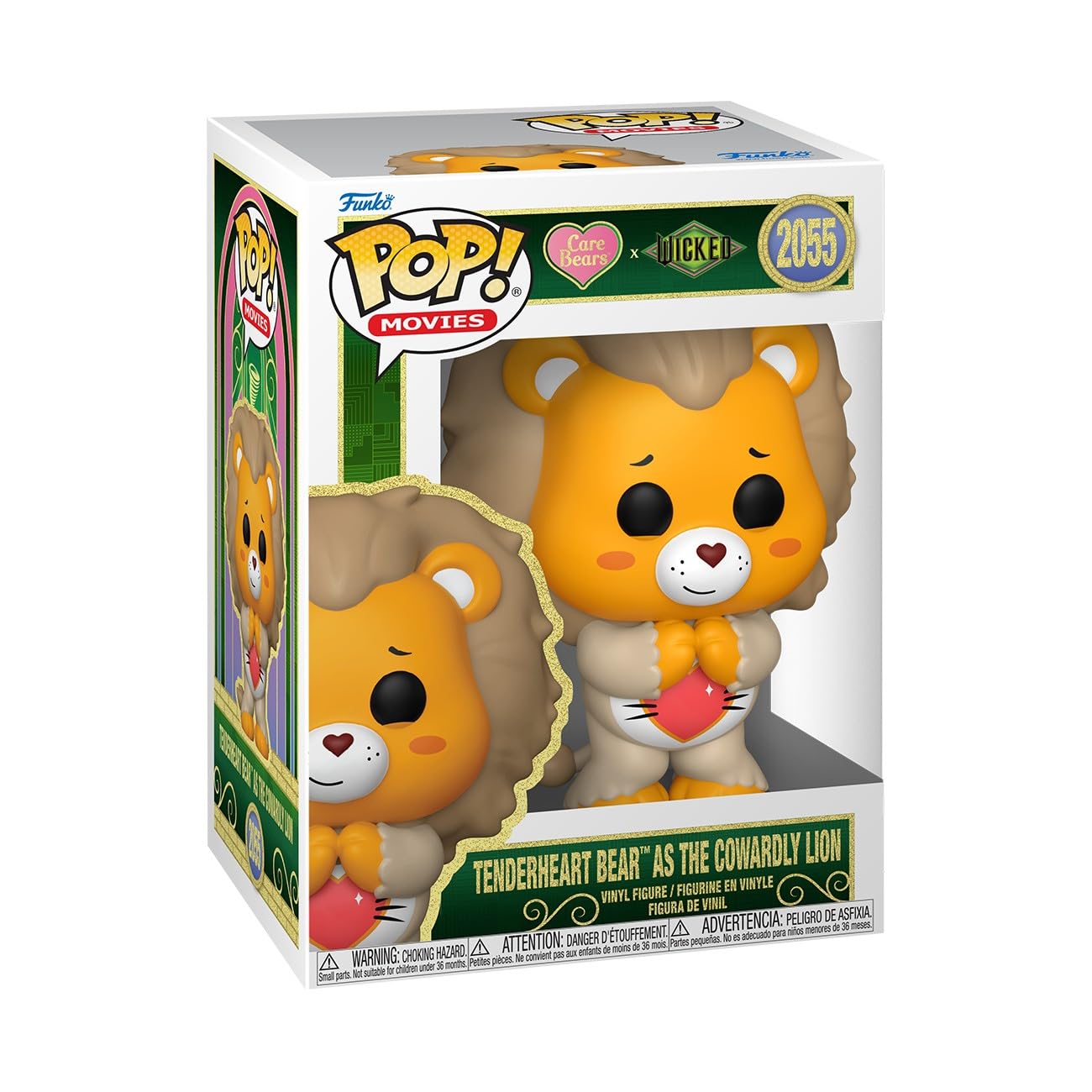 Funko POP! Movies: Wicked x Care Bears - Tenderheart Lion Vinyl Figure - 3.75 inches 1