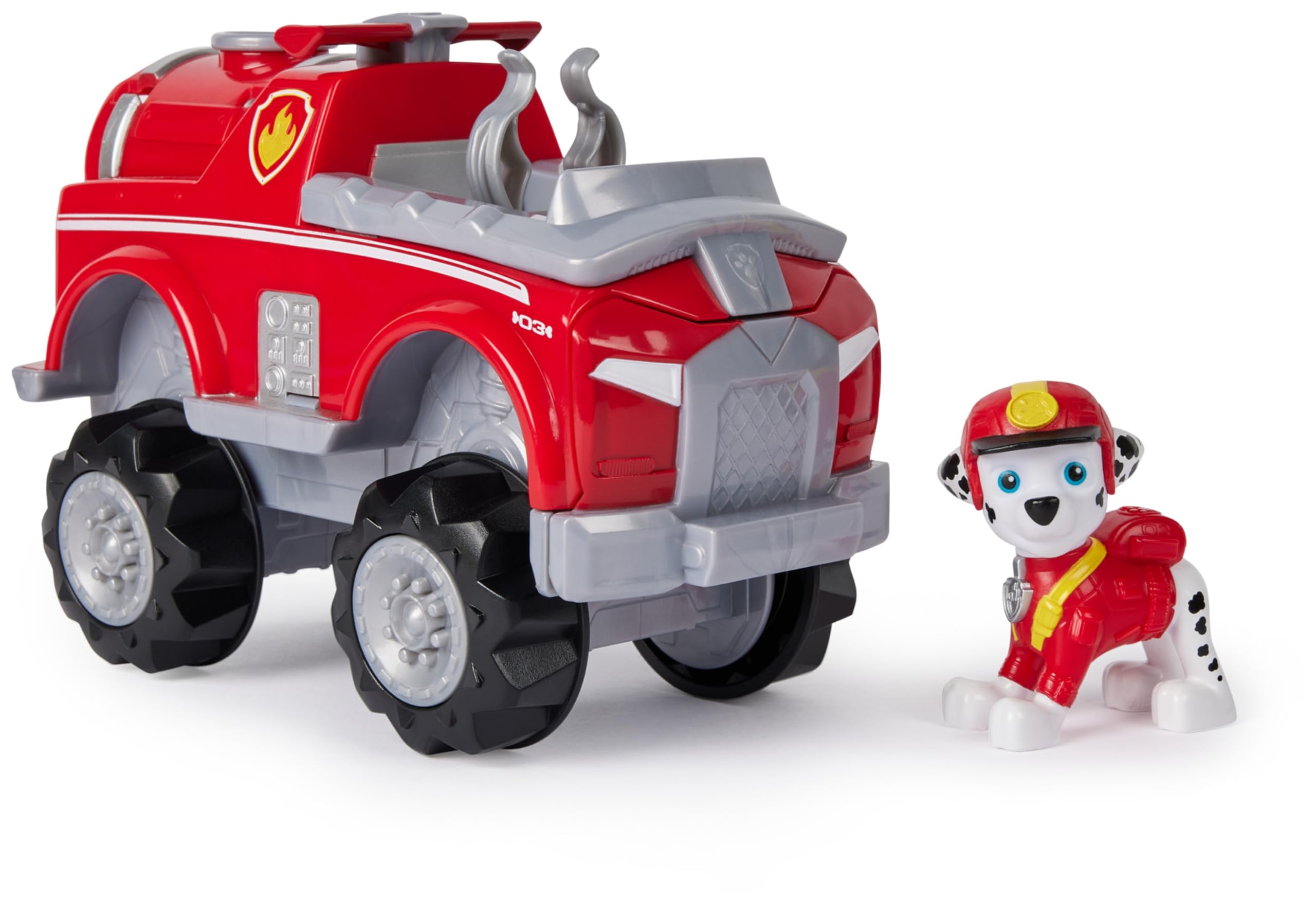 Paw Patrol Jungle Pups Marshall’s Elephant Vehicle - Transforming Rescue Truck with Action Figure, Ages 3+ 1