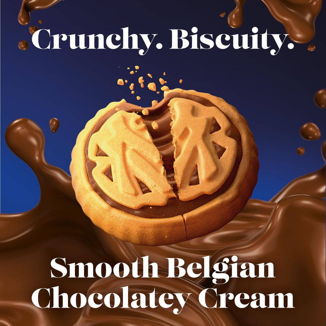 McVitie's Blissfuls Belgian Milk Chocolate & Caramel Biscuits 172g