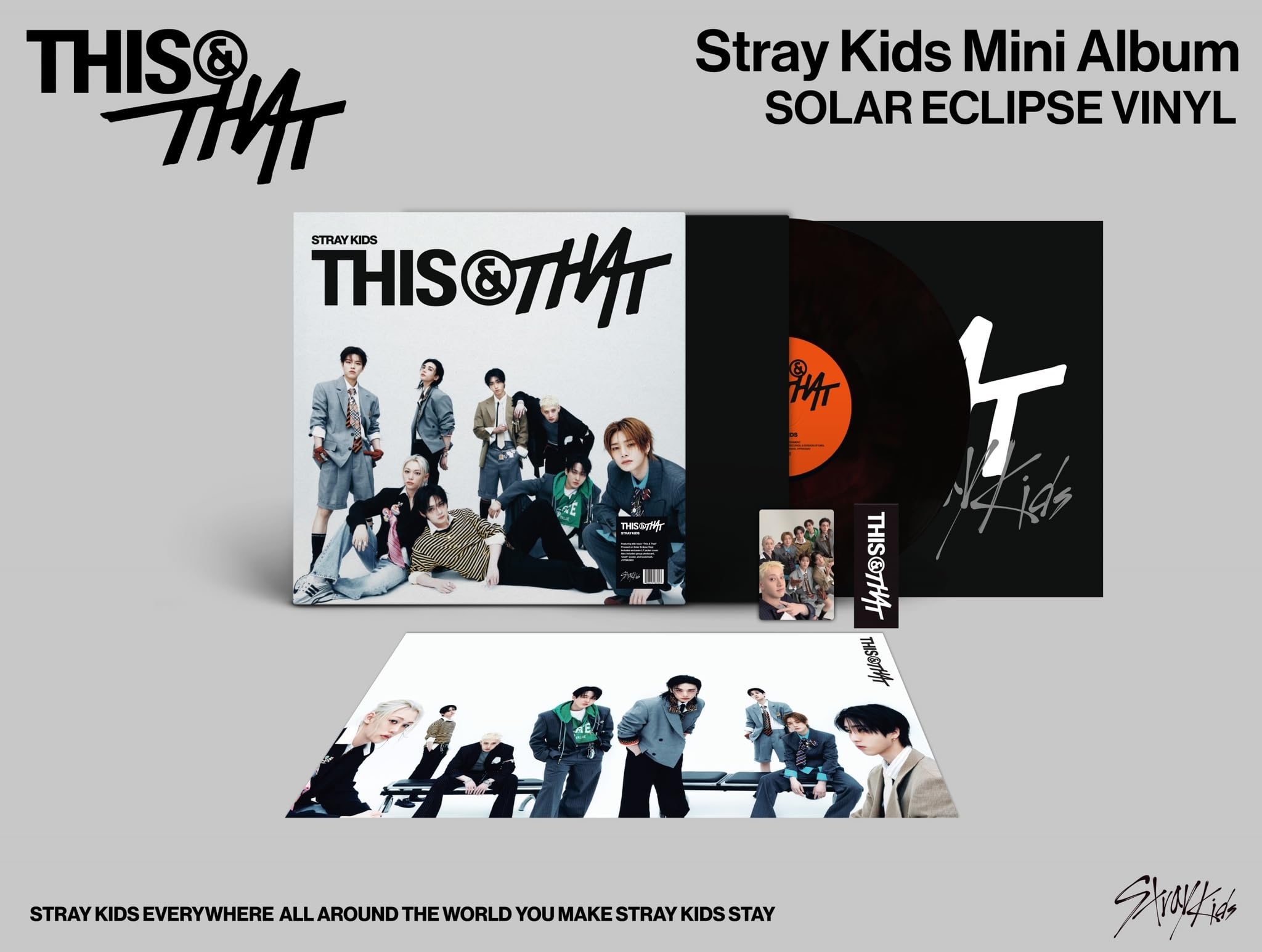Stray Kids - THIS & THAT (SOLAR ECLIPSE VINYL VER.) [Vinyl] 1