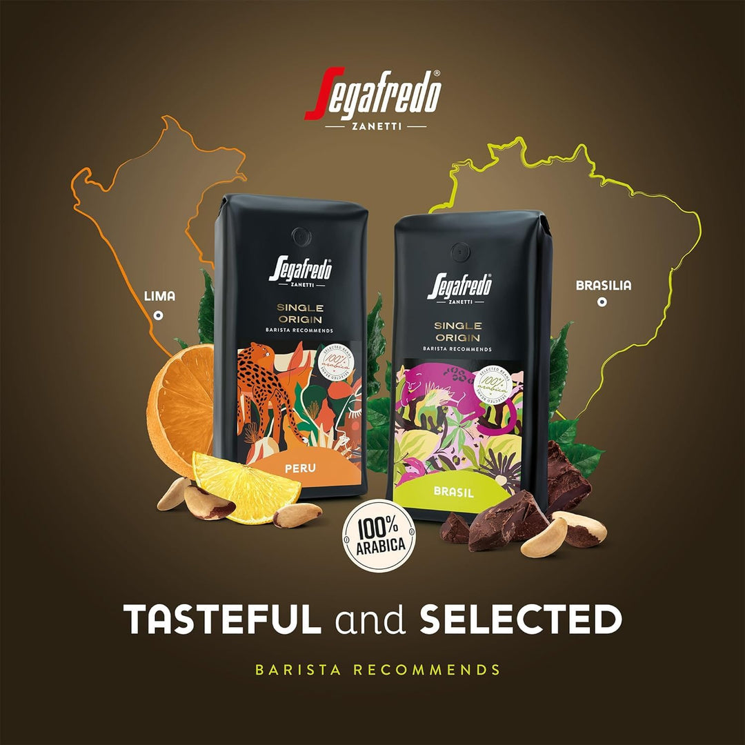 Segafredo Zanetti Single Origin Perù 100% Arabica Coffee Beans - 1kg Whole Bean
