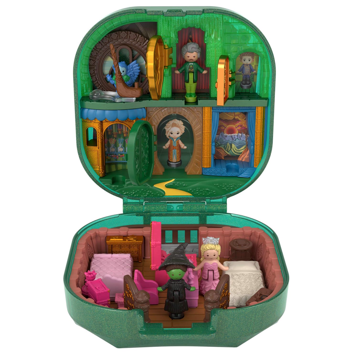 Polly Pocket x Wicked Collector Compact - Micro Dolls & Playset for Ages 4+ 18